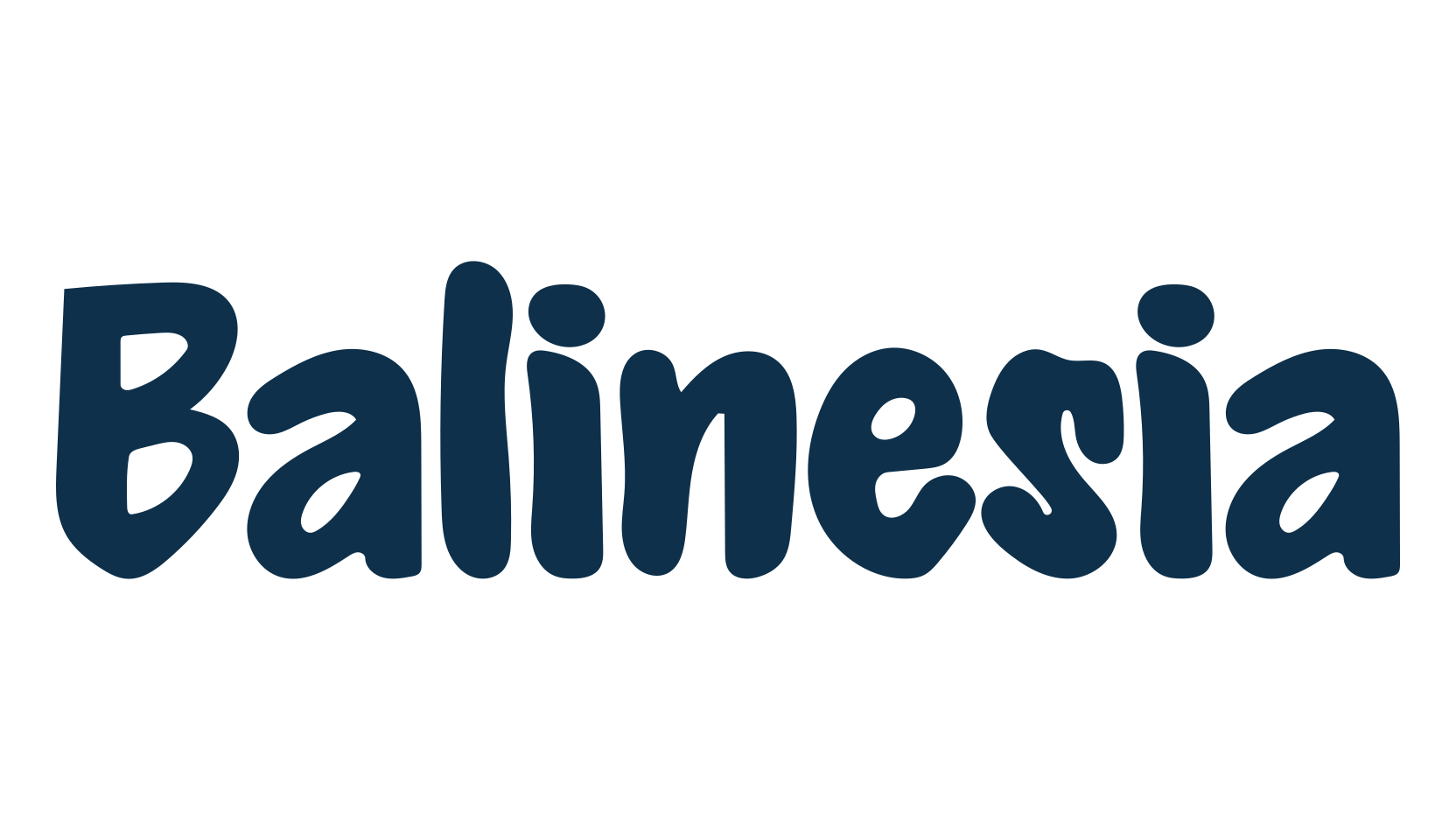Balinesia, cartoon font preview