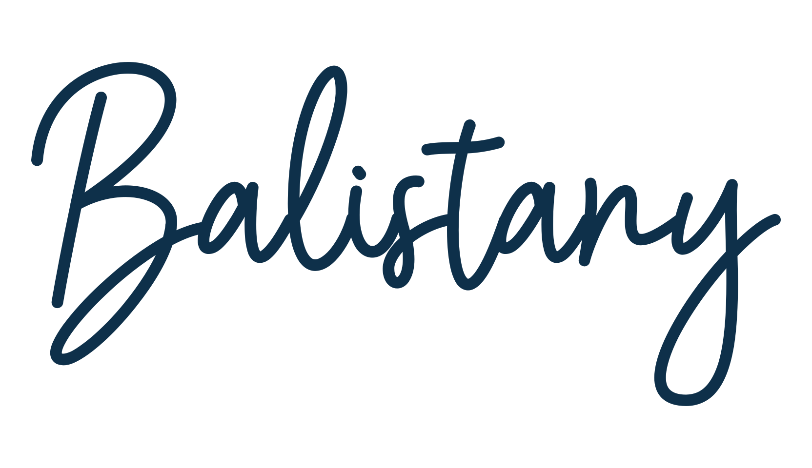 Balistany, script handwritten fancy decorative calligraphy font preview