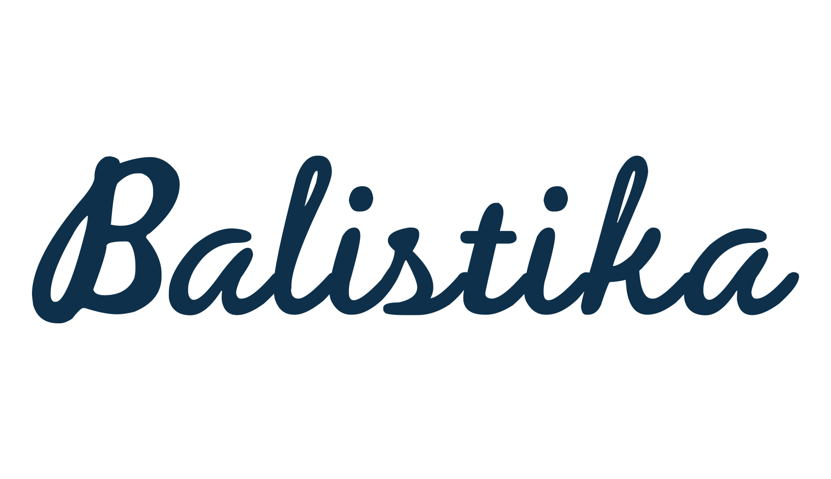Balistika, fancy decorative font preview
