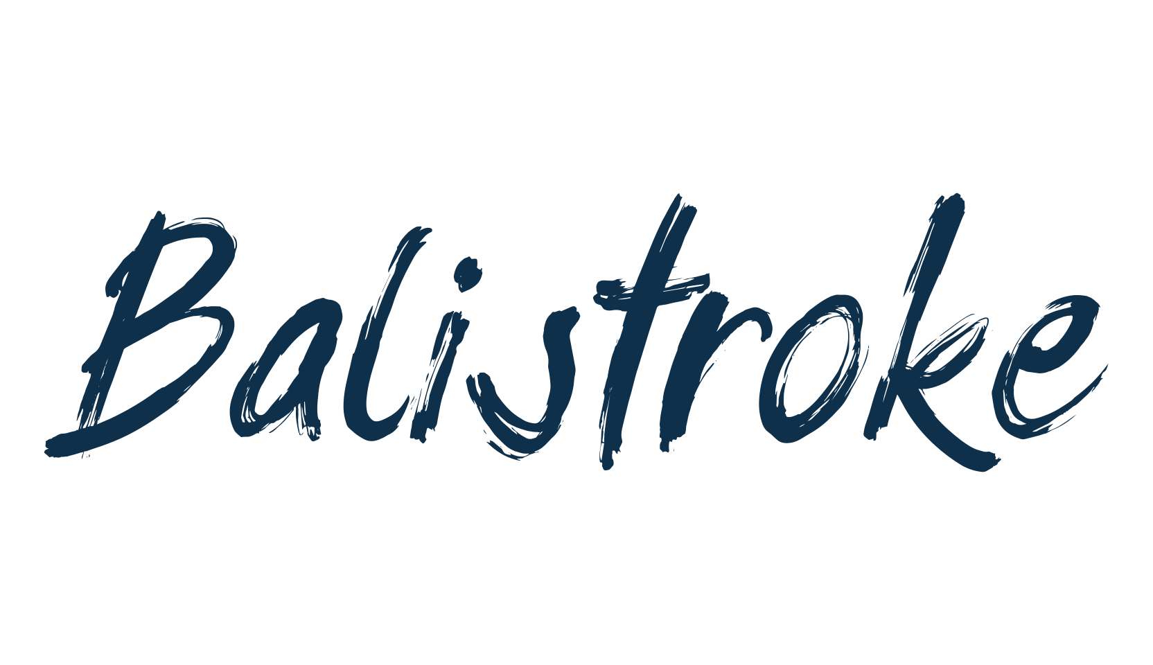 Balistroke, script brush fancy decorative calligraphy font preview