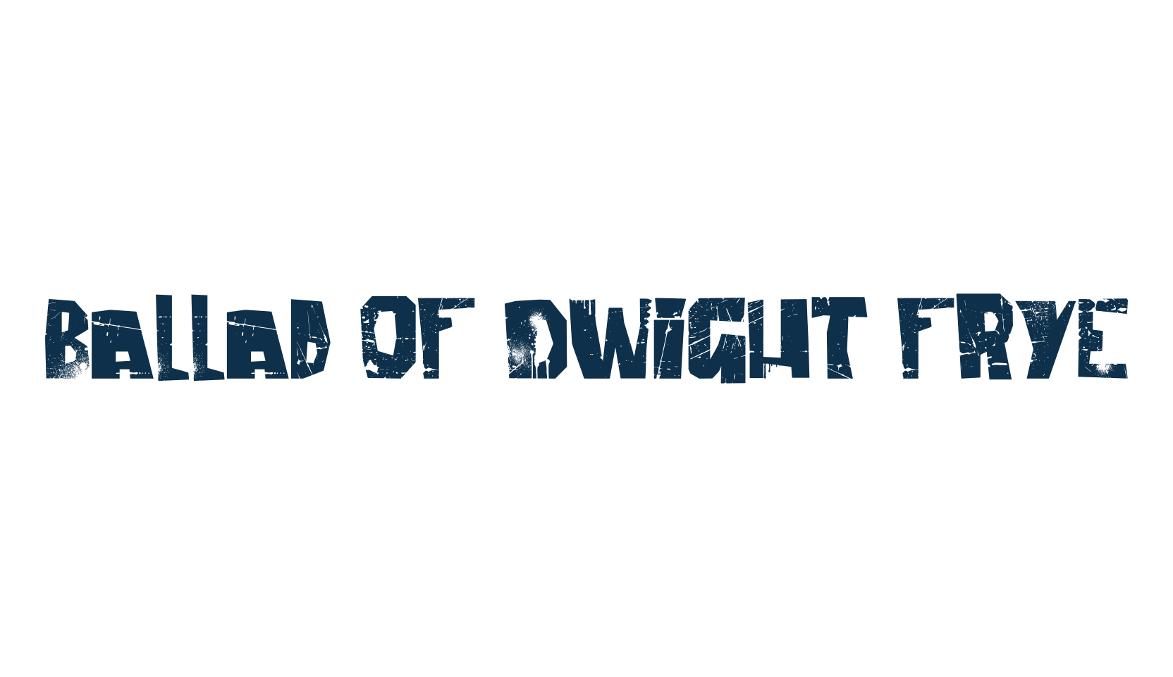 Ballad of Dwight Frye, holiday halloween fancy decorative horror font preview