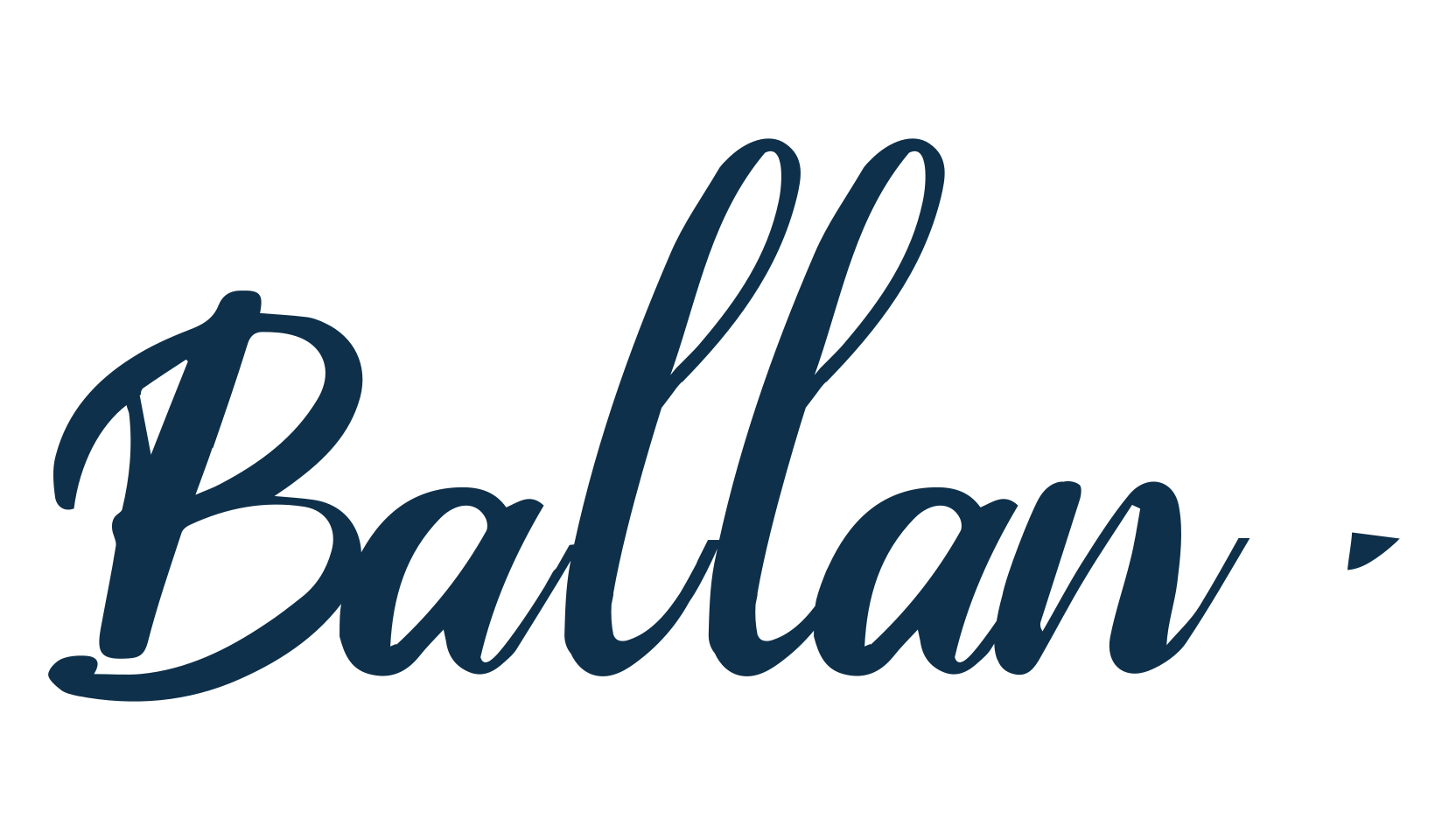 Ballano, script handwritten fancy decorative calligraphy font preview