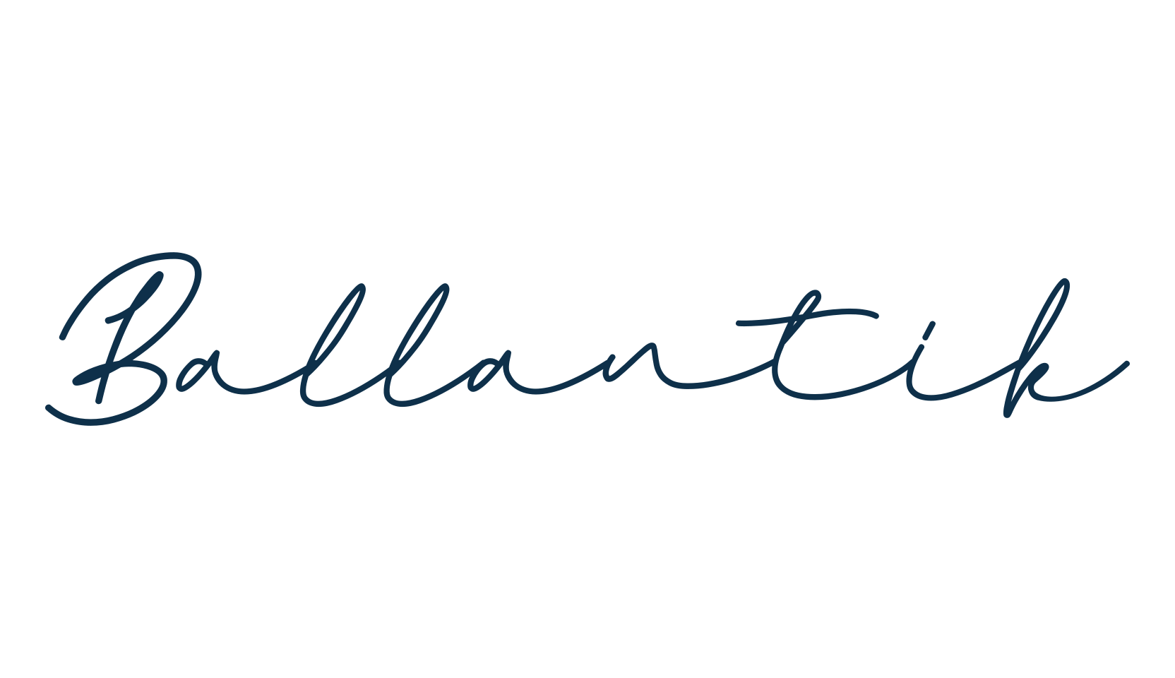 Ballantik, script handwritten fancy decorative calligraphy font preview