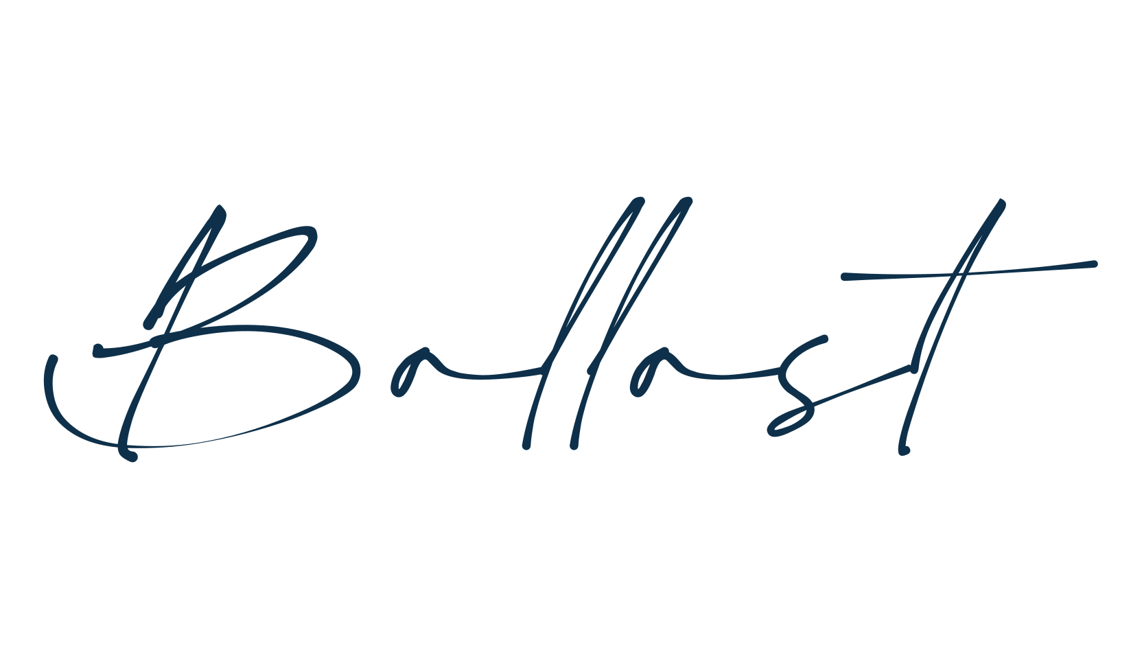 Ballast, script handwritten fancy decorative calligraphy font preview