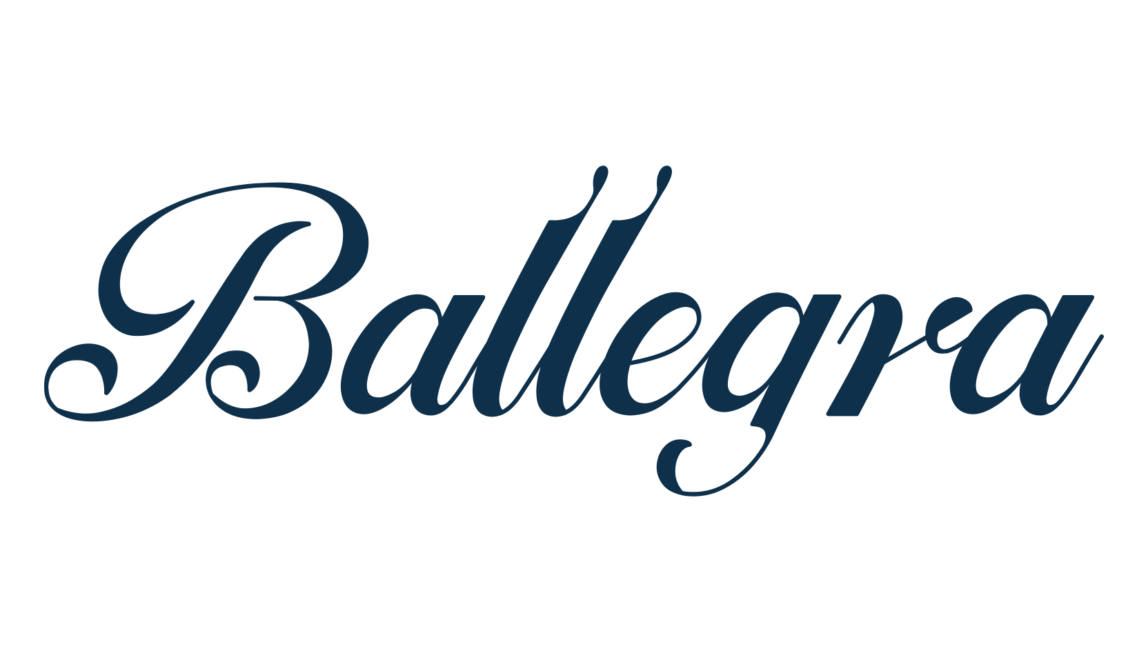 Ballegra, script calligraphy fancy decorative font preview