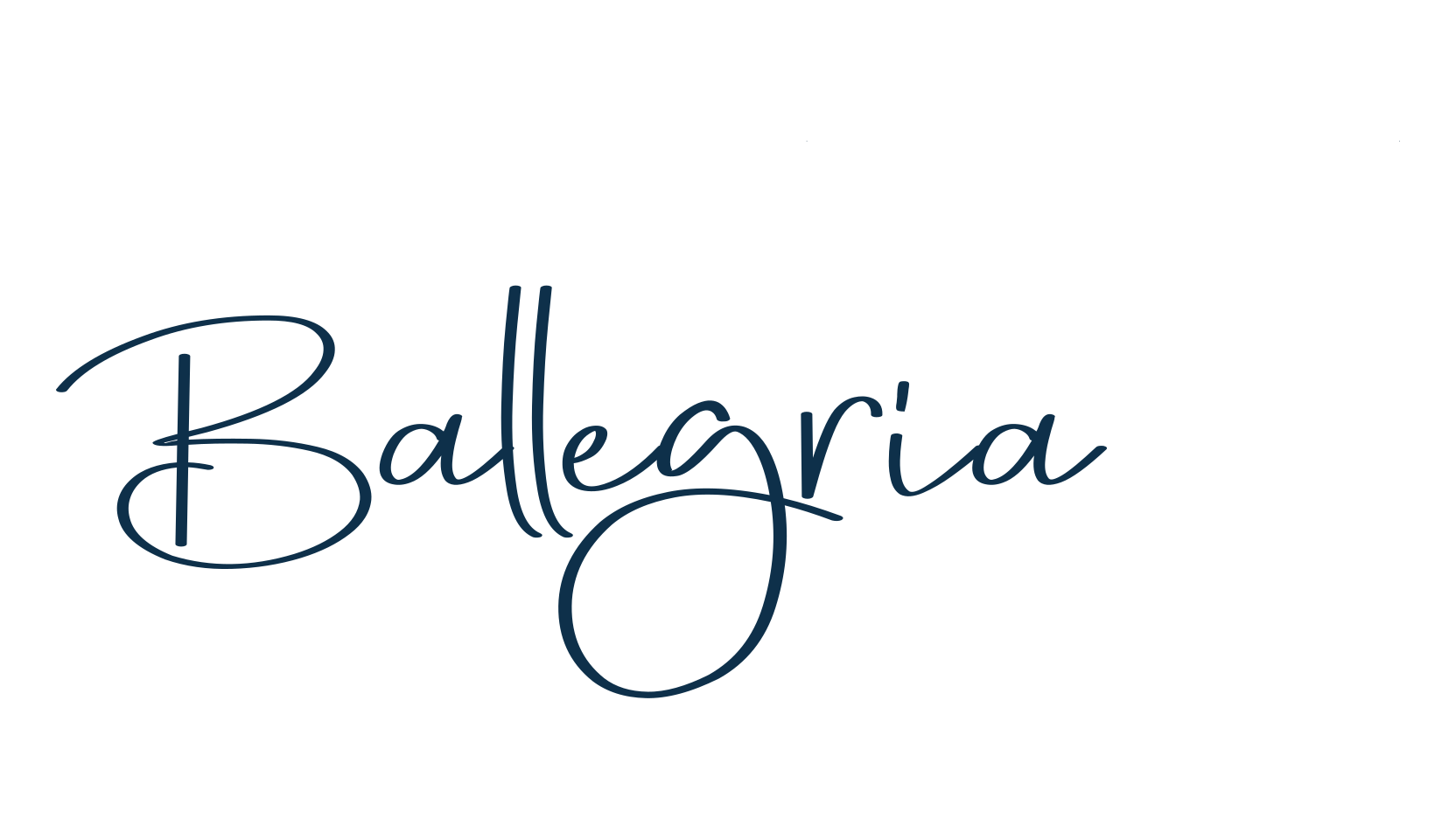 Ballegria, handwriting font preview