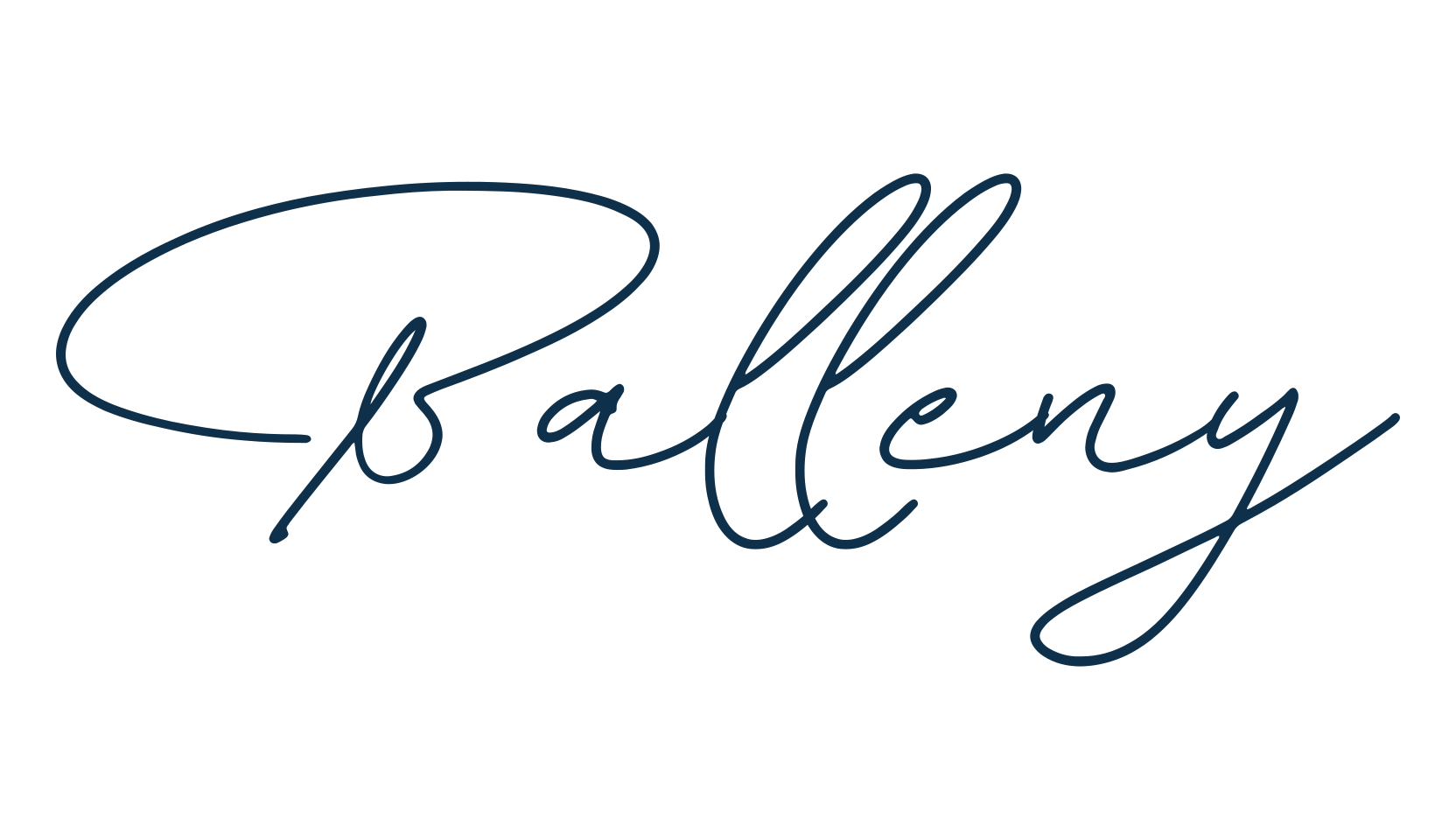 Balleny, script handwritten fancy decorative calligraphy font preview