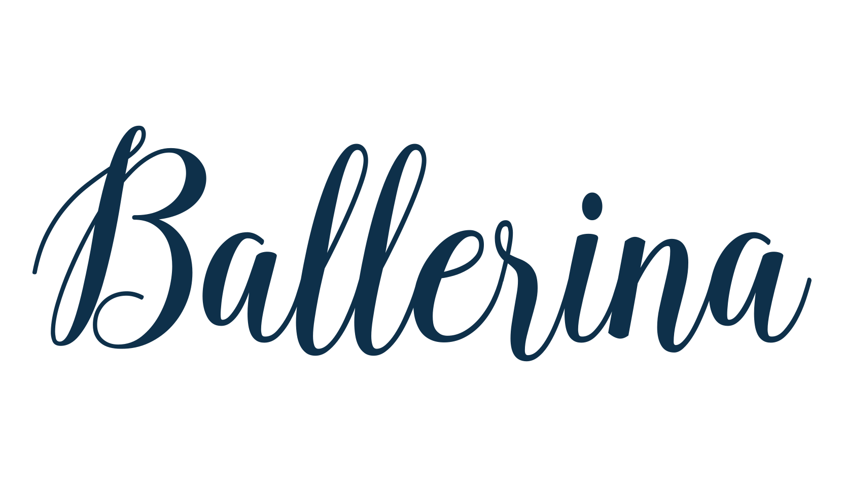 Ballerina (ballerina-2), script calligraphy fancy decorative font preview