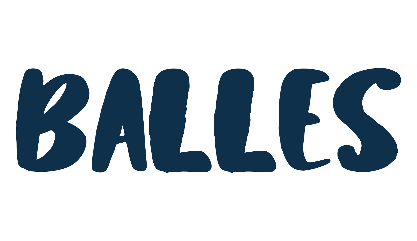 Balles, script brush fancy decorative calligraphy font preview