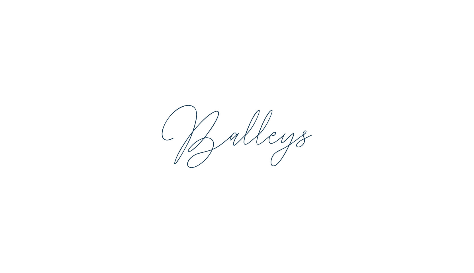 Balleys, handwriting font preview
