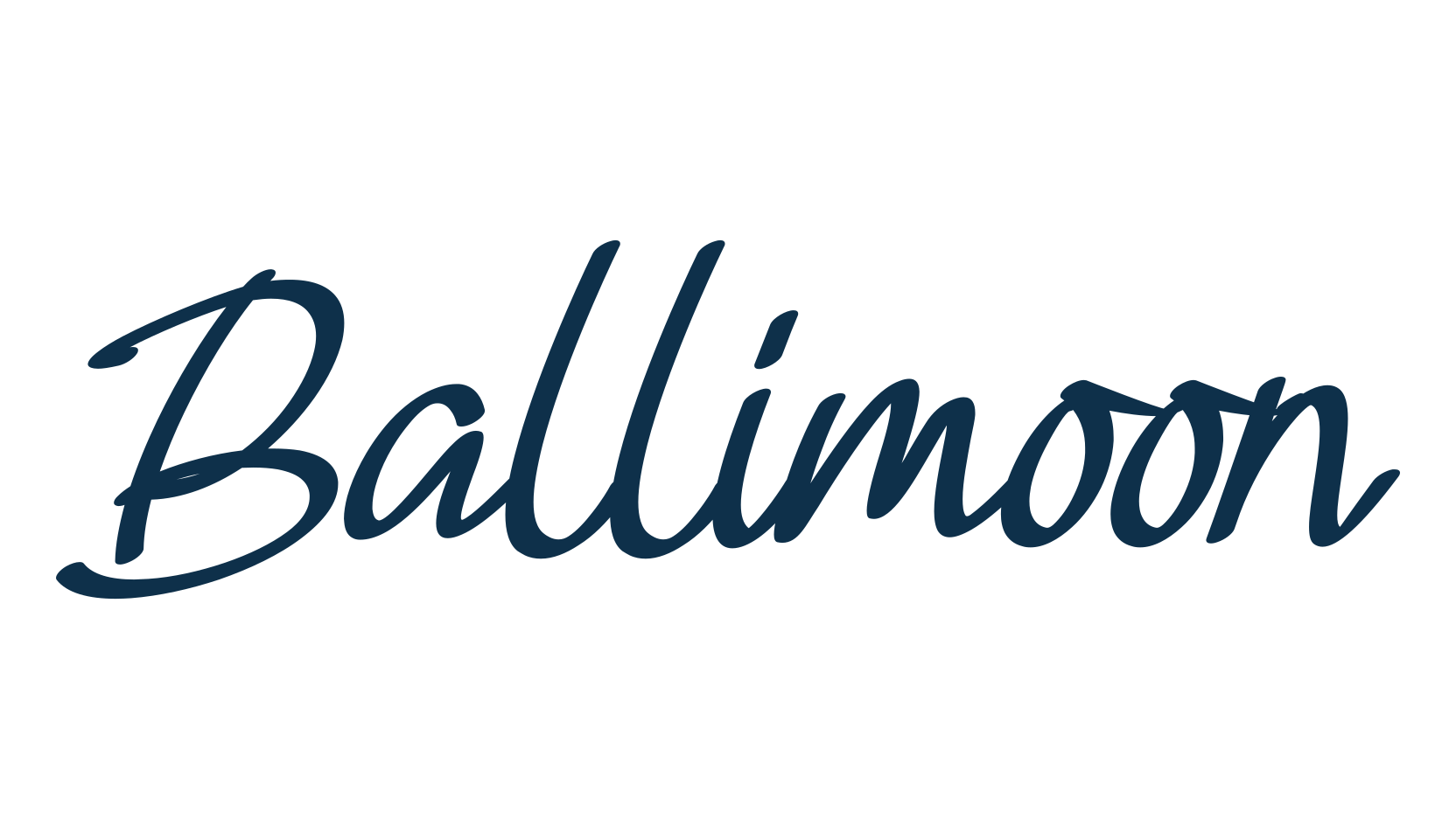 Ballimoon, handwriting font preview