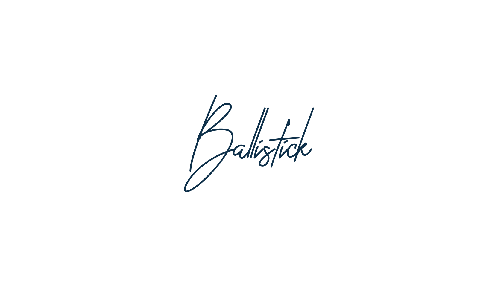 Ballistick, script handwritten fancy decorative calligraphy font preview
