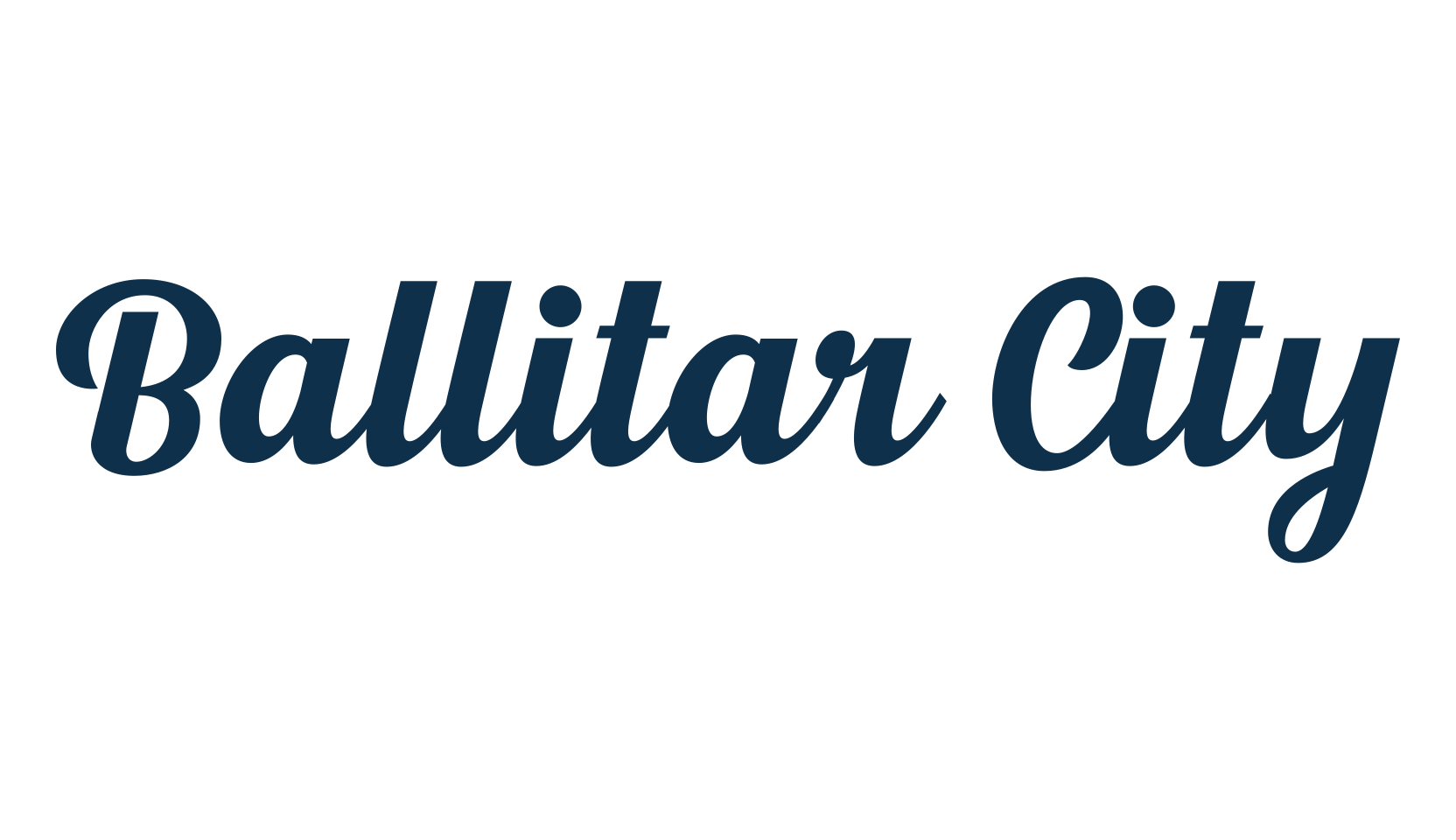 Ballitar City, various font preview