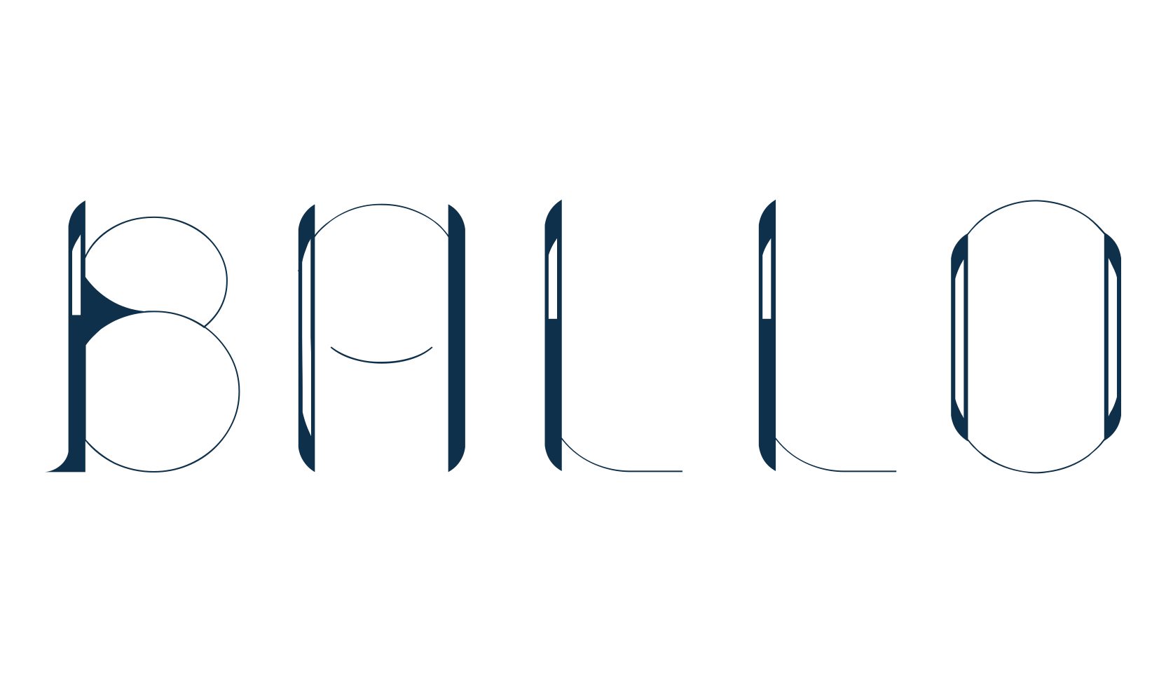 Ballo, fancy decorative font preview