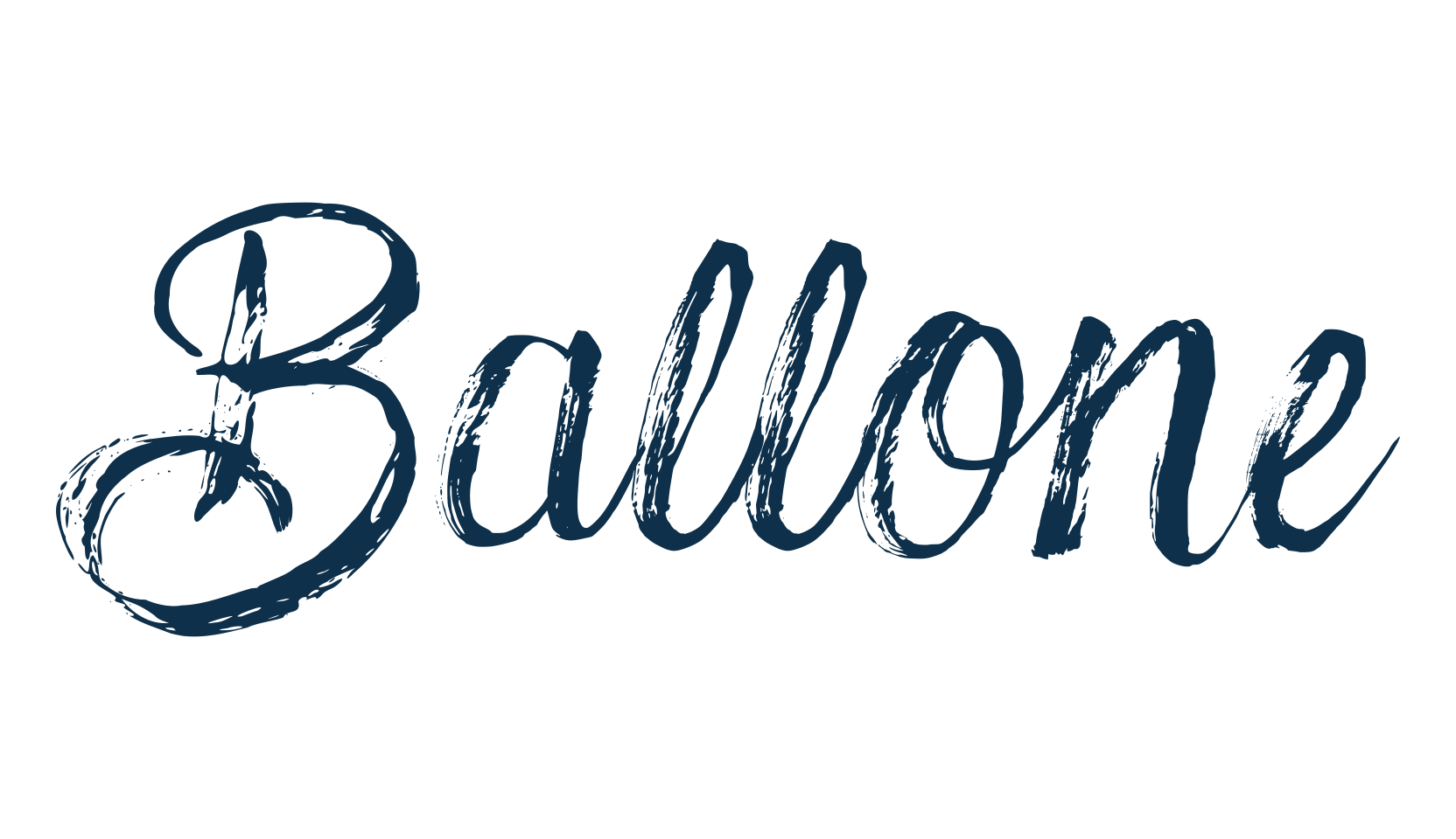 Ballone, script handwritten fancy decorative calligraphy font preview