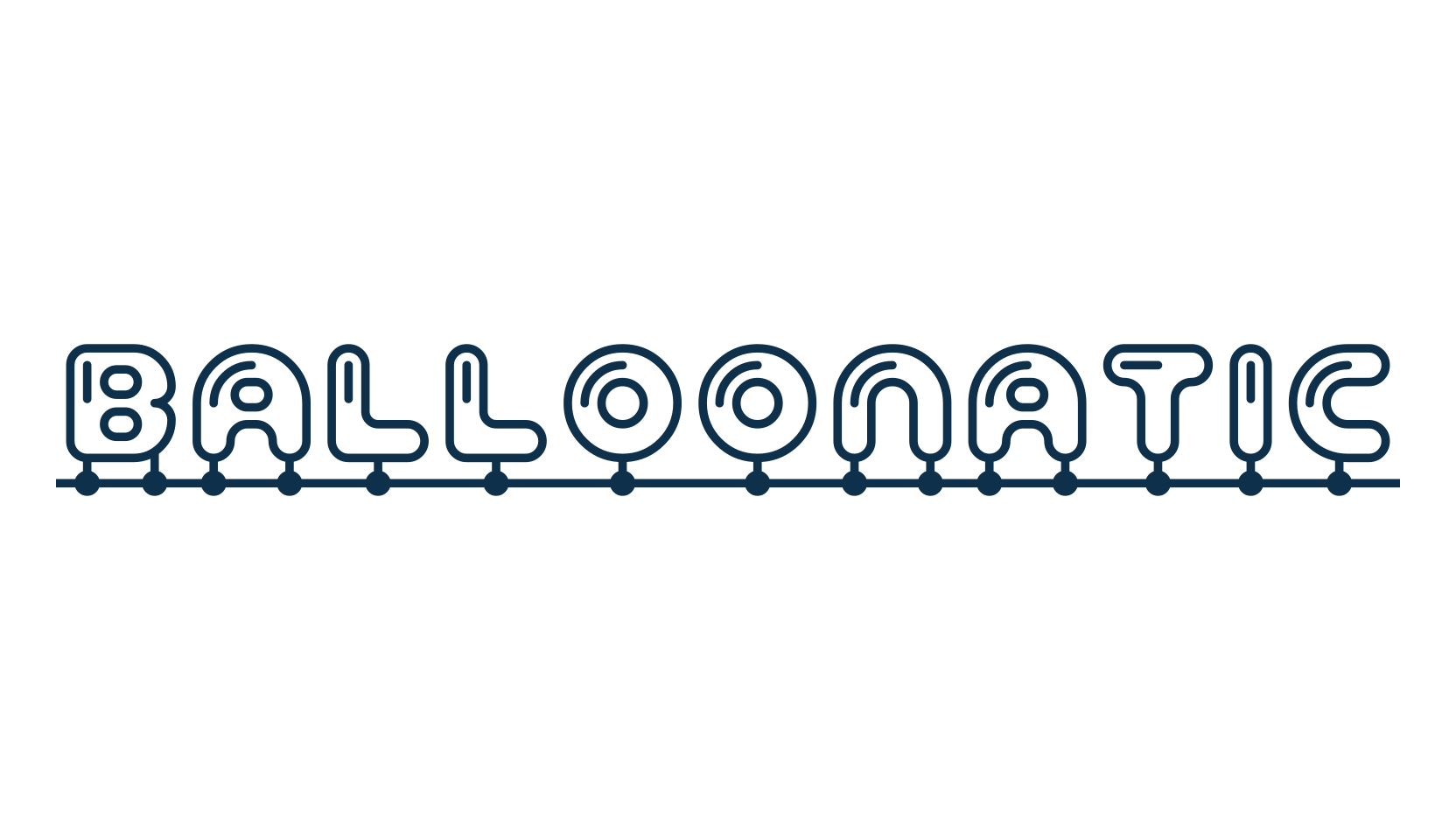Balloonatic, decorative font preview