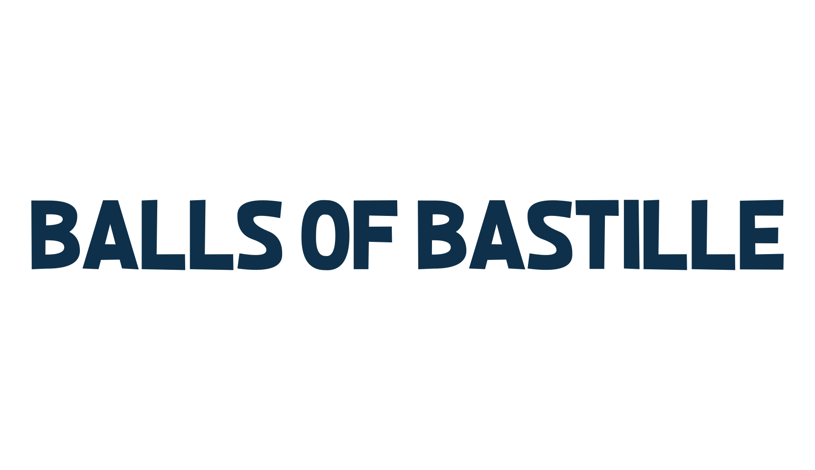 Balls of Bastille, fancy various basic font preview