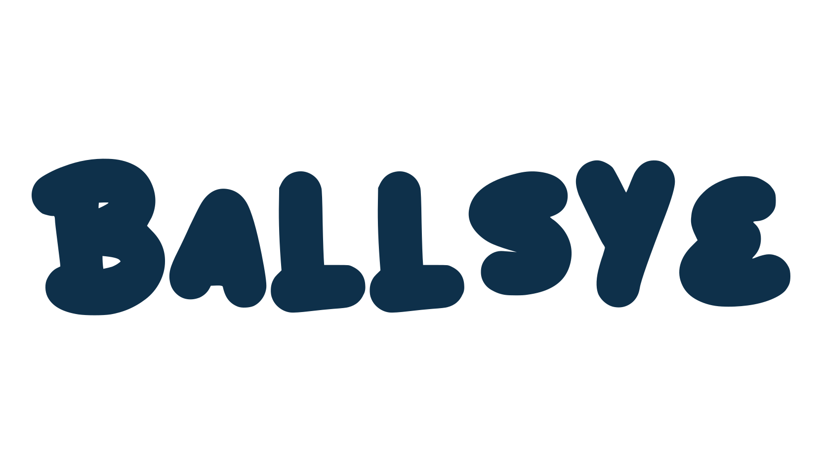 Ballsye, cartoon font preview