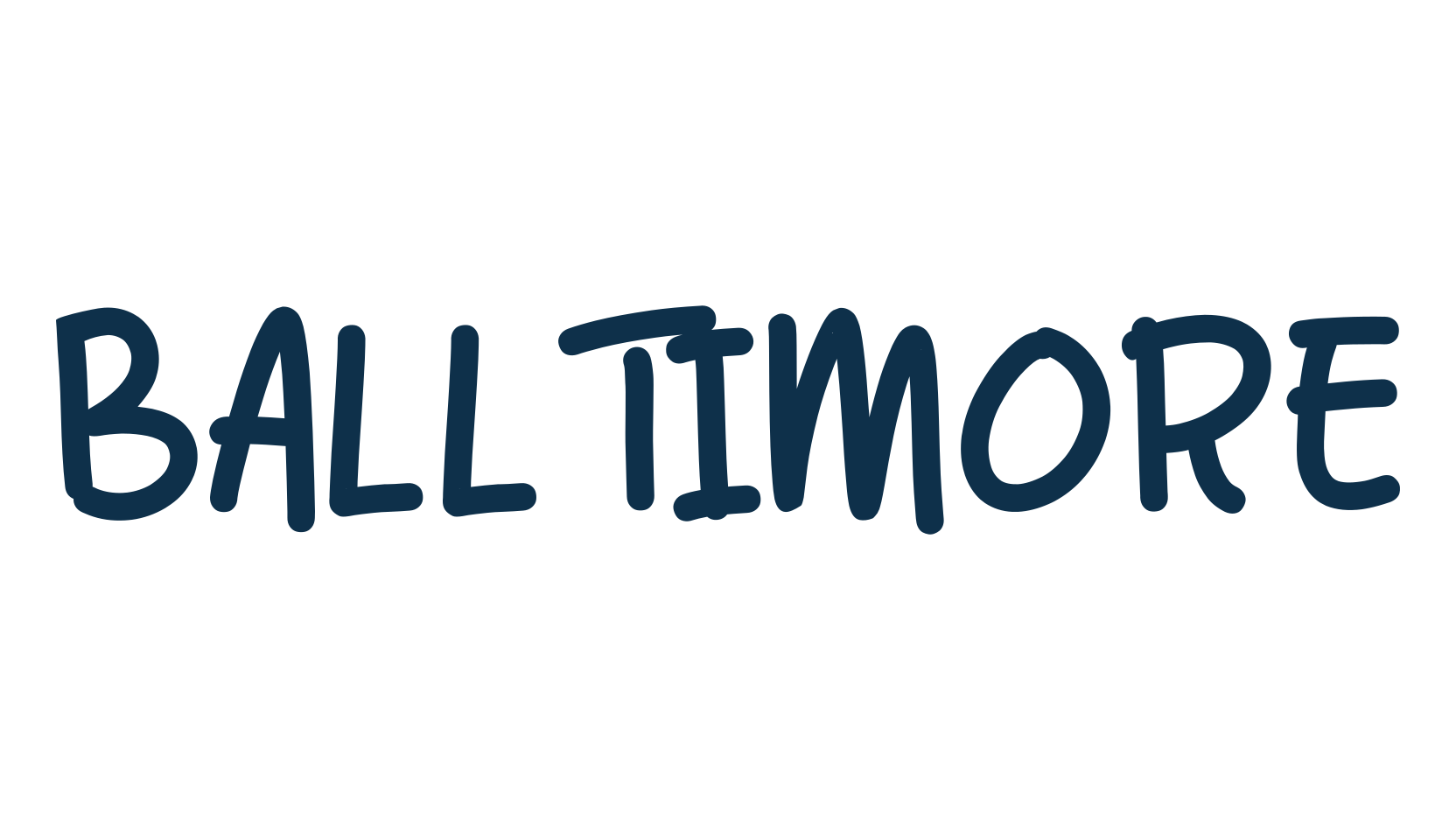 Balltimore, script handwritten fancy decorative calligraphy font preview