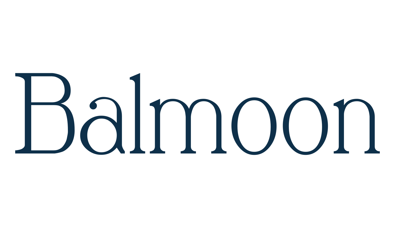 Balmoon, serif font preview