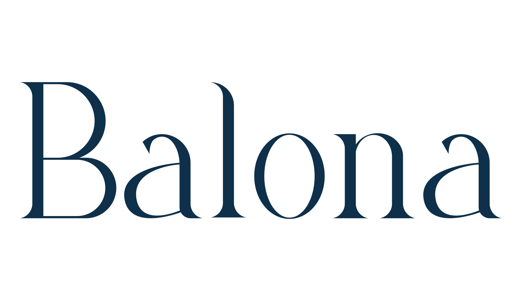 Balona, serif font preview