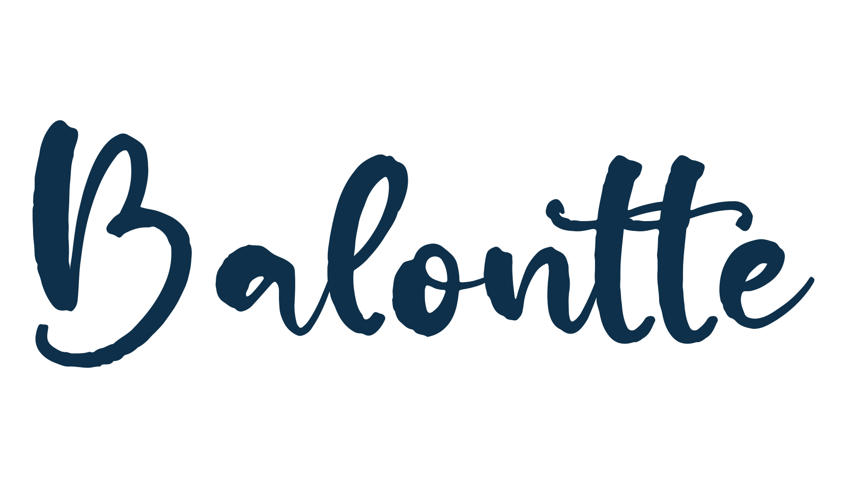 Balontte, script handwritten fancy decorative calligraphy font preview