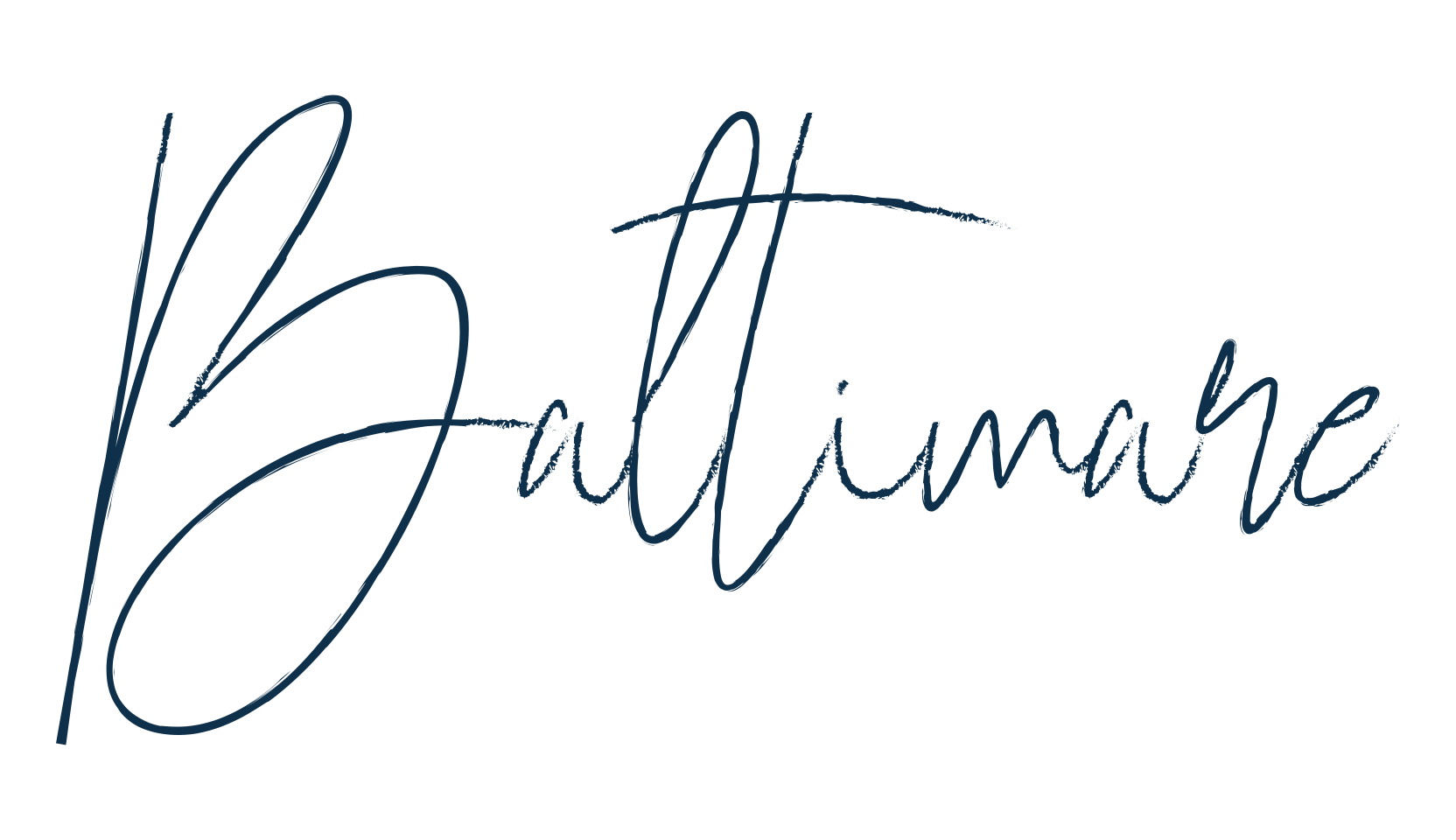Baltimare, handwriting font preview