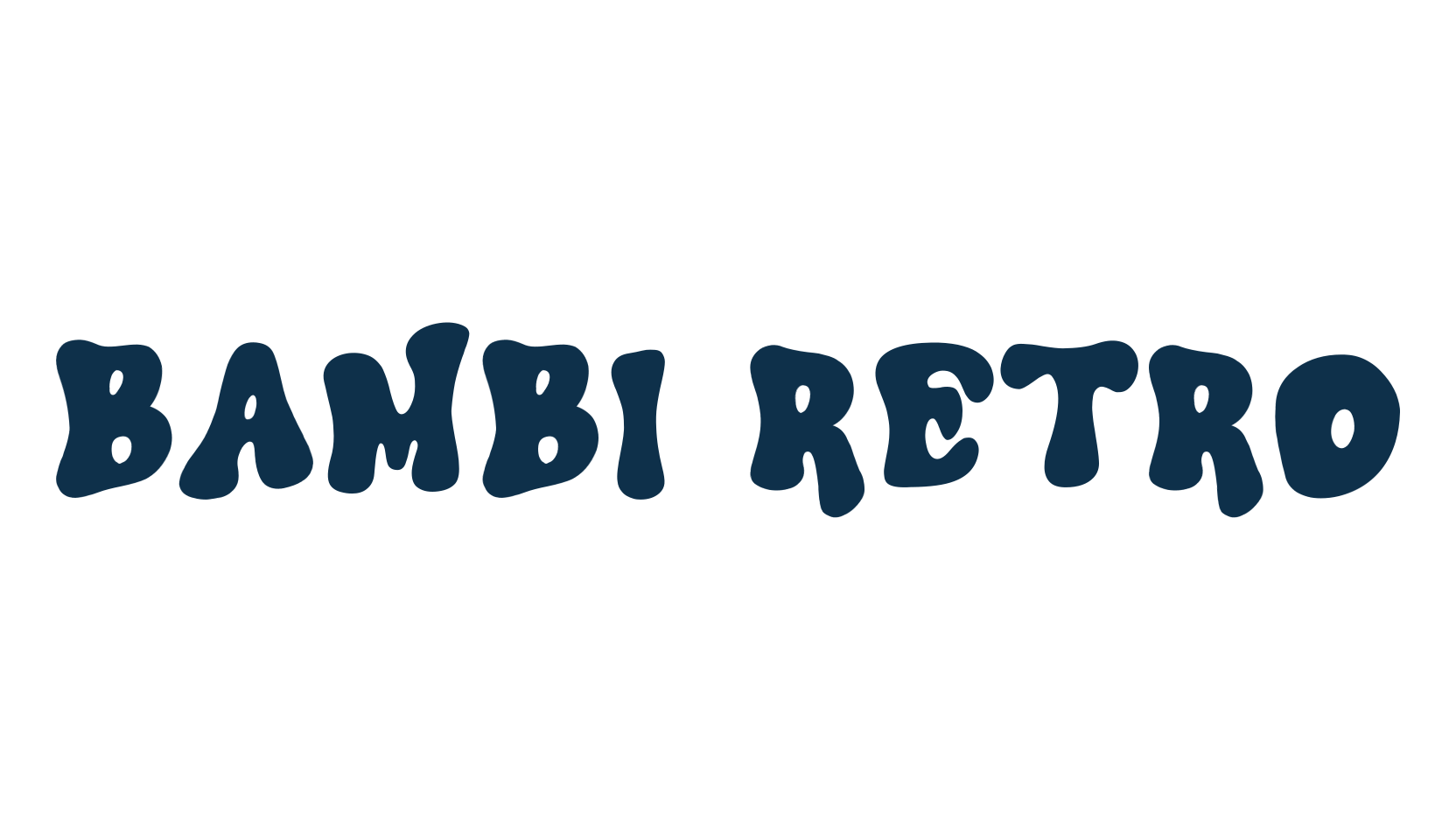 Bambi Retro, groovy font preview