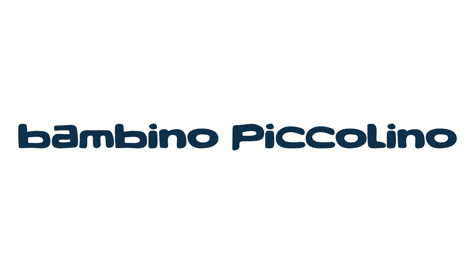 Bambino Piccolino, fancy cartoon decorative font preview