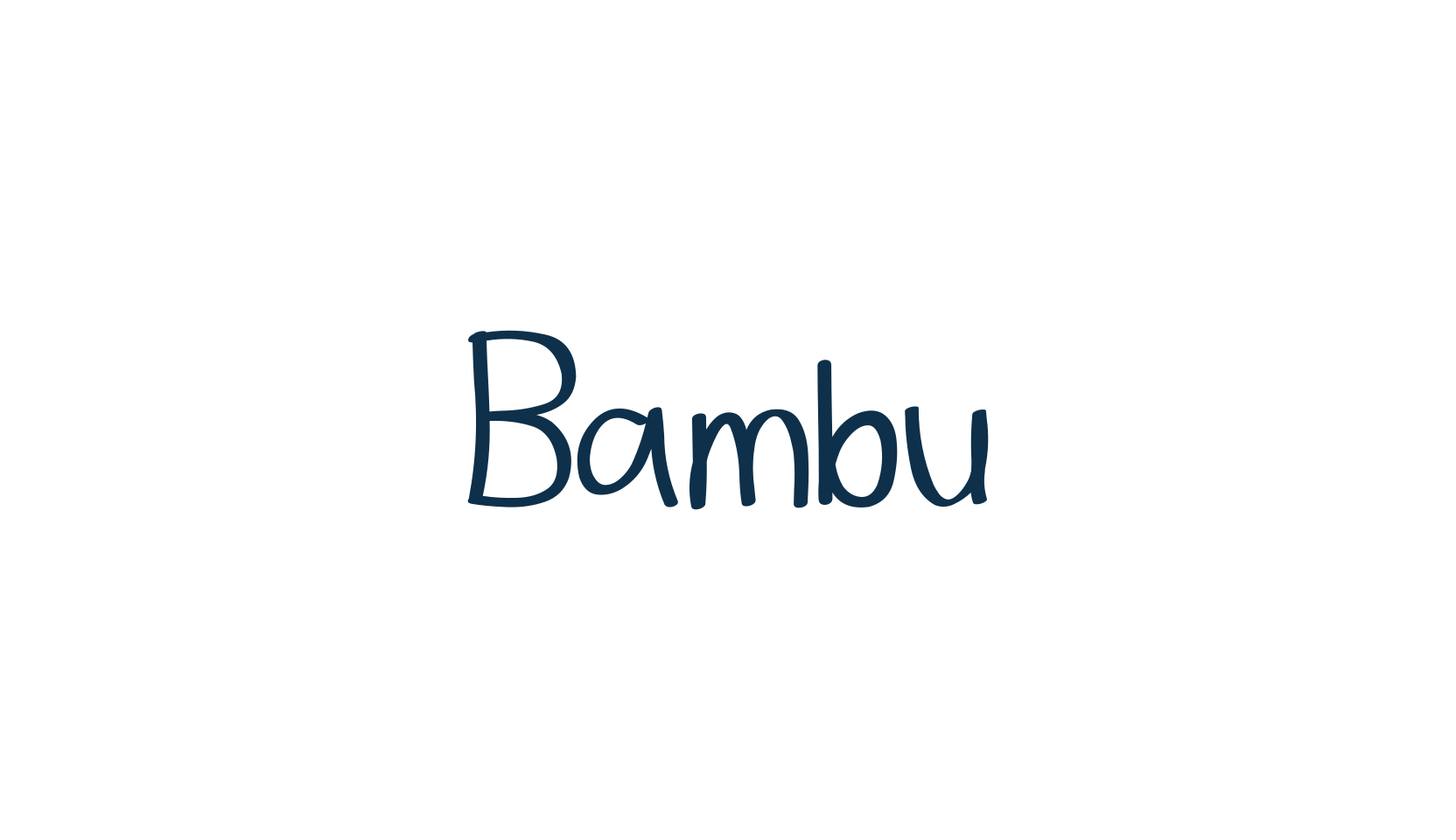 Bambu, script handwritten fancy decorative calligraphy font preview