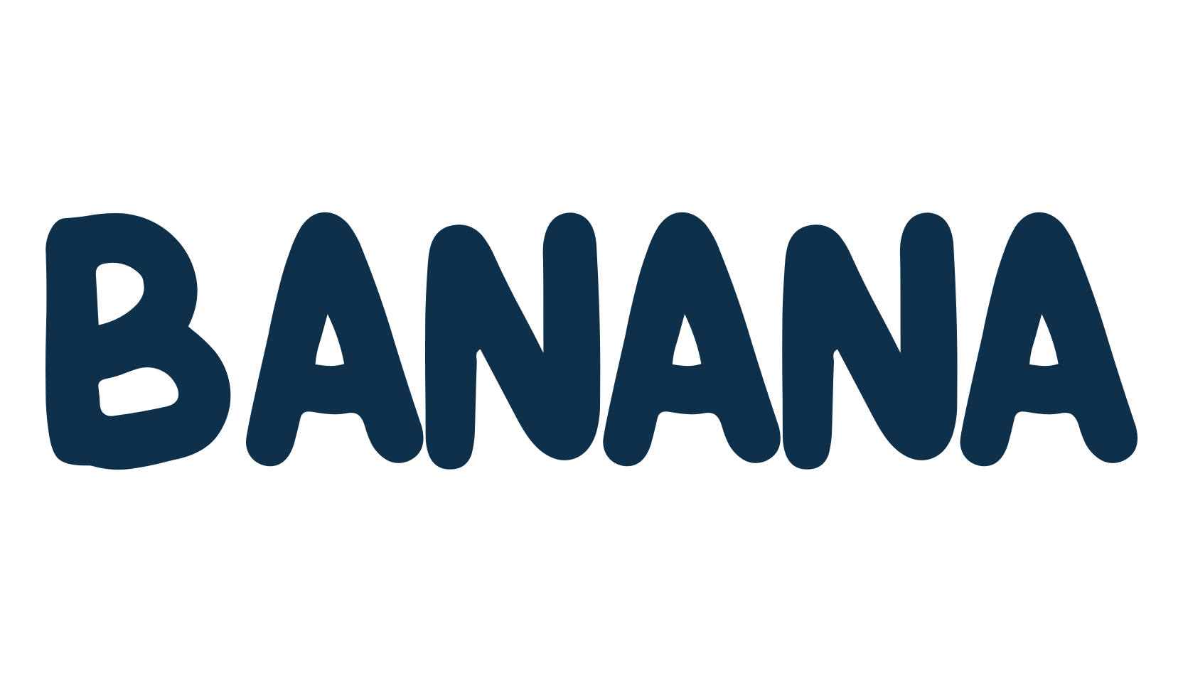 Banana (banana-4), fancy cartoon decorative font preview