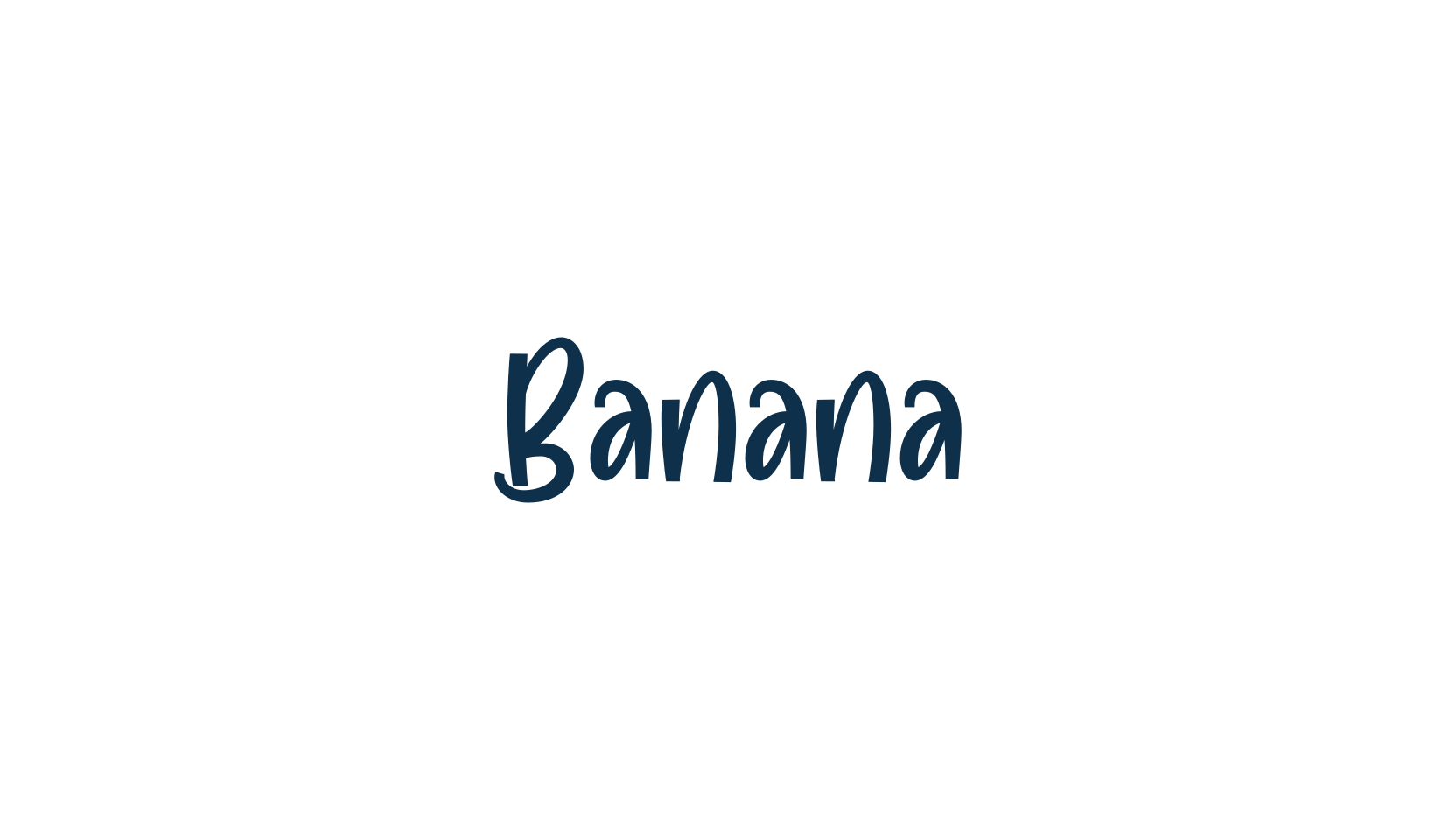 Banana (banana-5), cartoon font preview