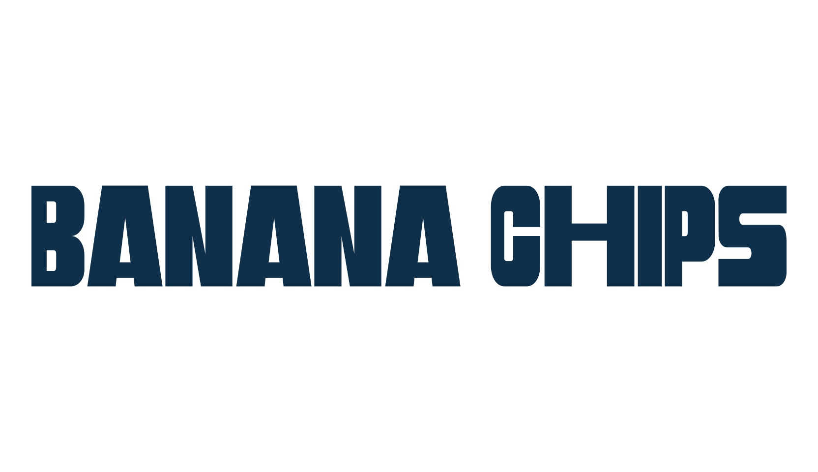 Banana Chips, fancy various decorative font preview