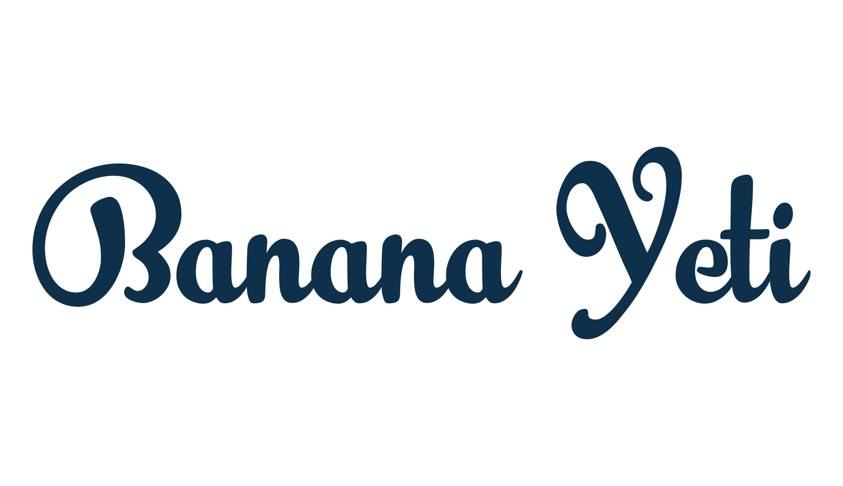 Banana Yeti, various font preview