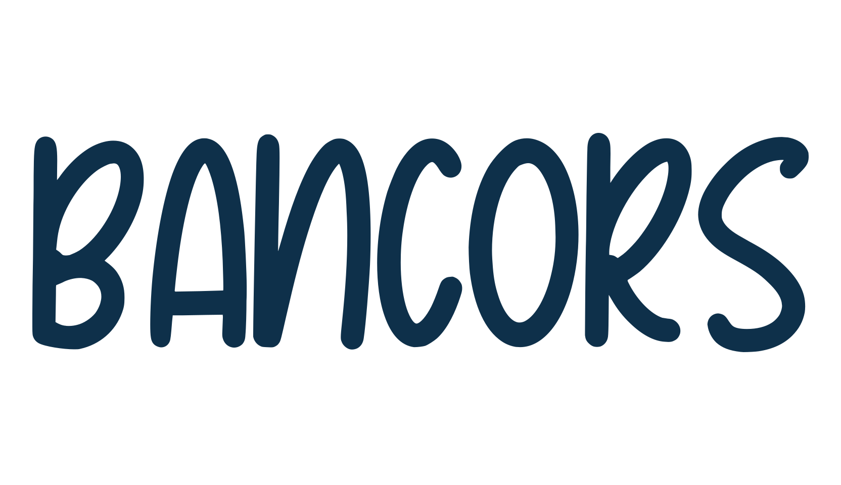 Bancors, fancy cartoon decorative comic font preview