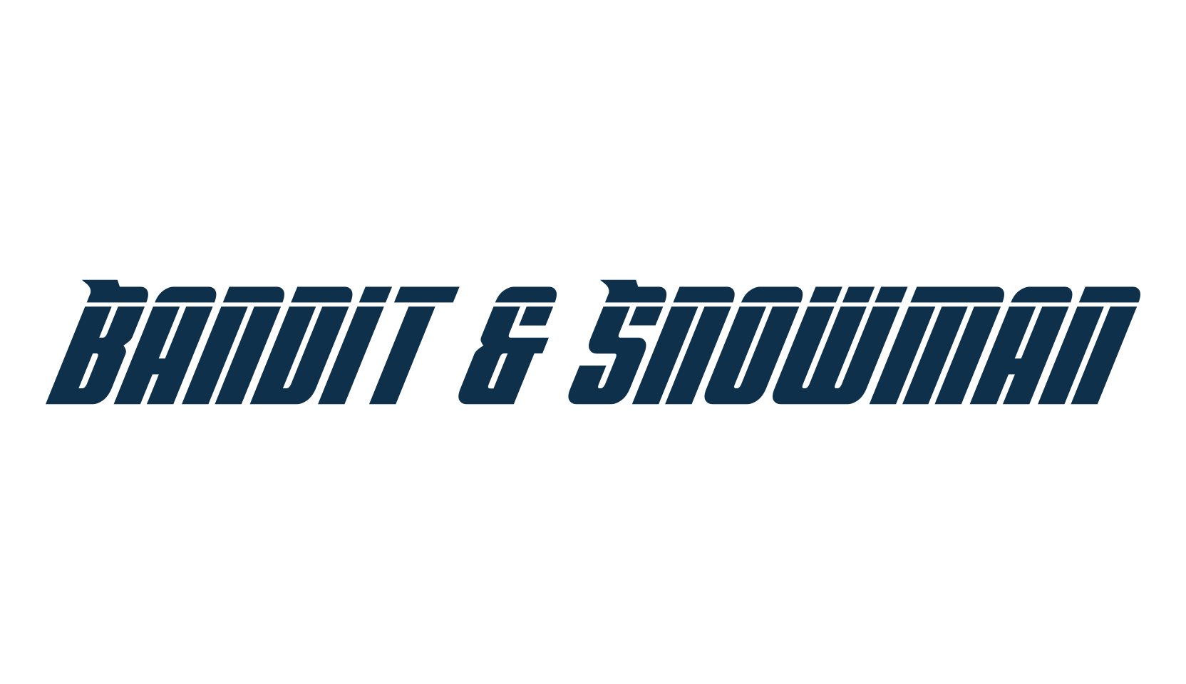 Bandit & Snowman, fancy various techno sci-fi font preview