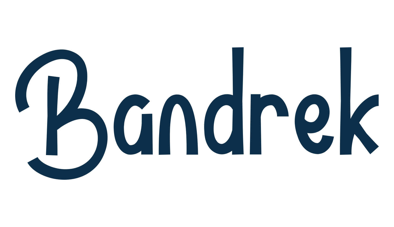 Bandrek, fancy decorative font preview