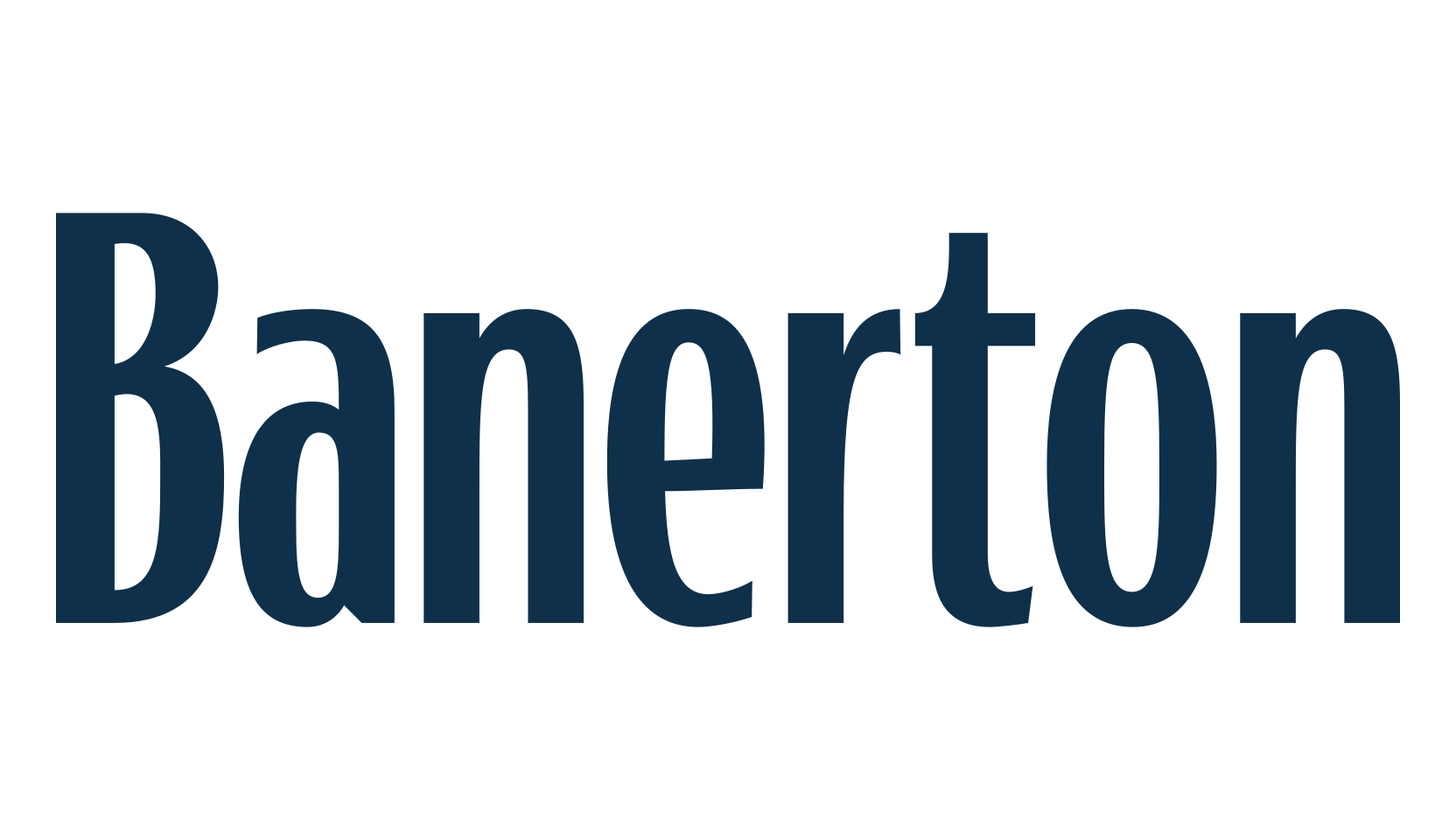 Banerton, basic sans serif font preview