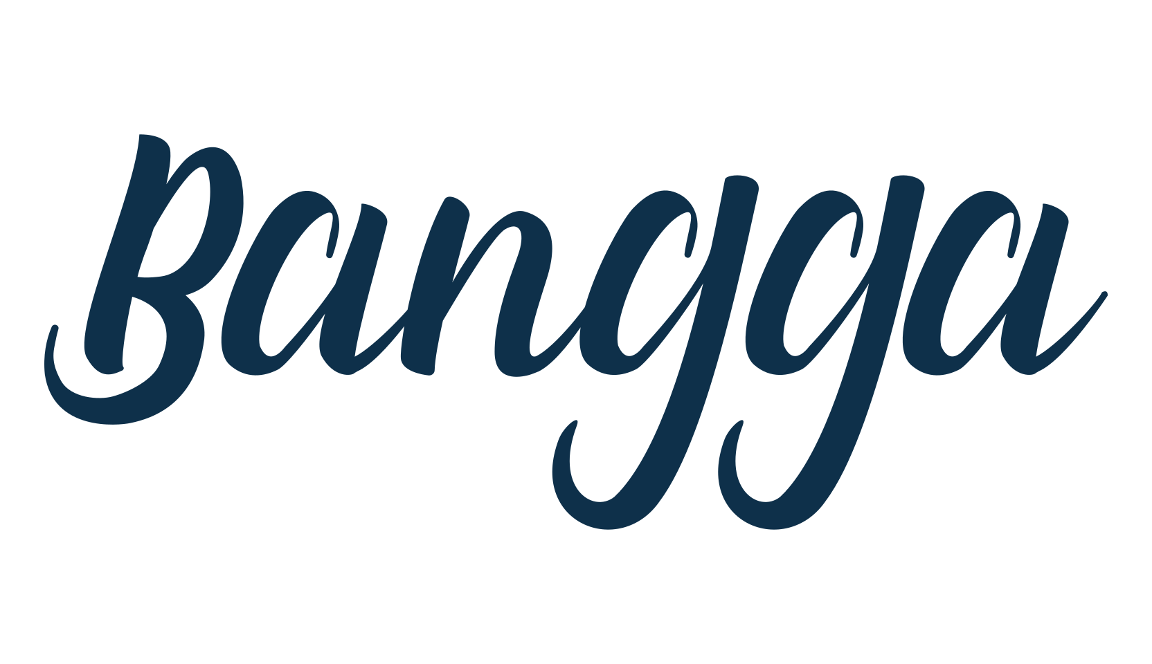 Bangga, fancy decorative font preview