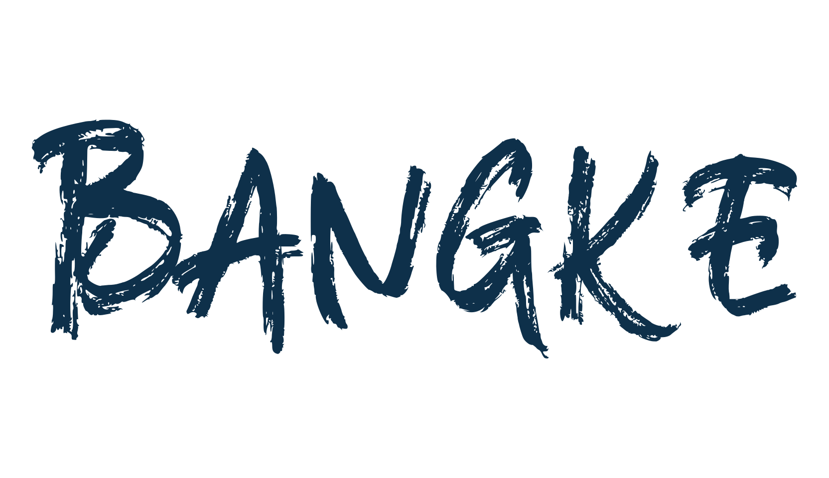 Bangke, script brush fancy decorative calligraphy font preview