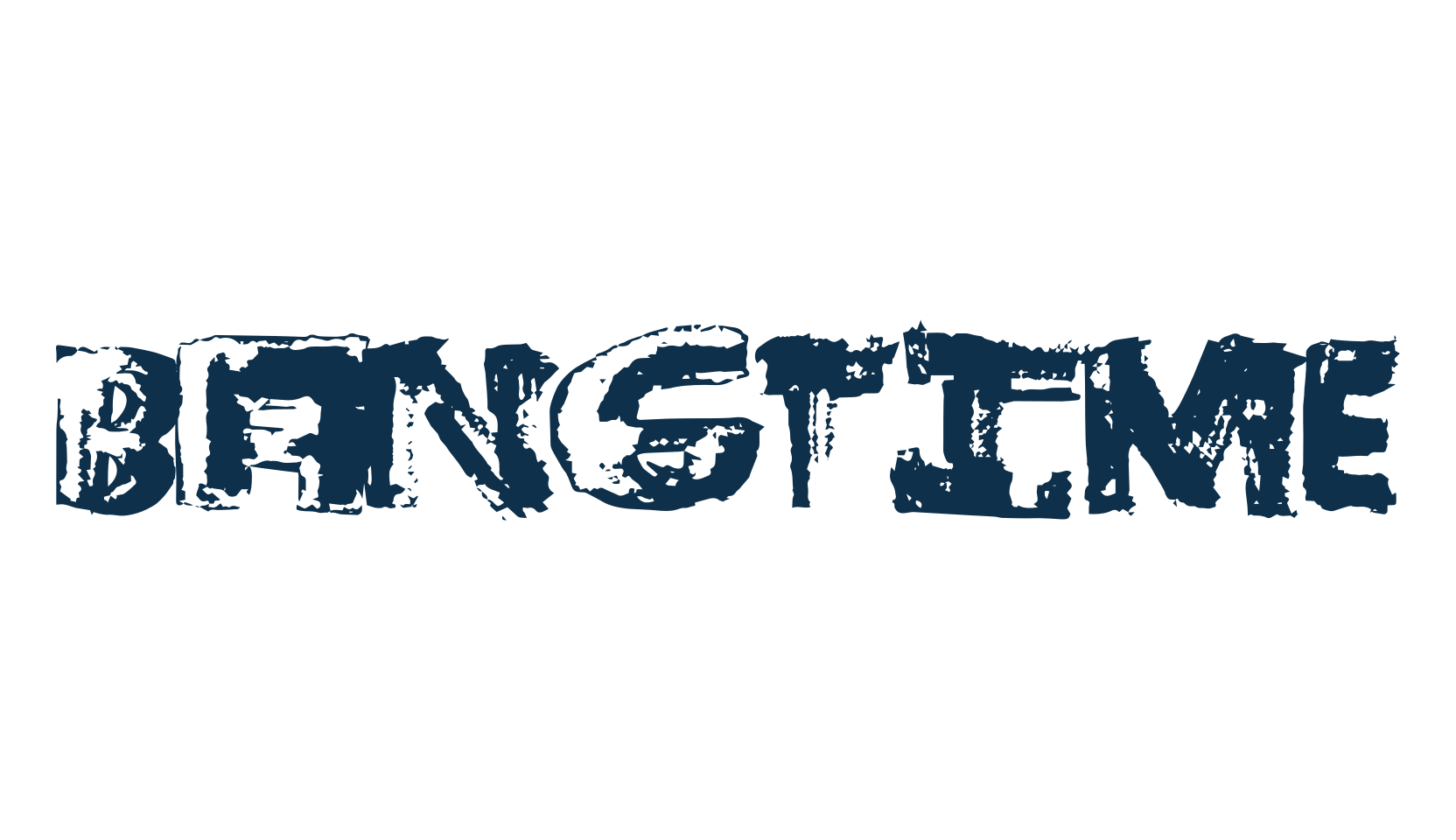 BangTime, fancy destroy decorative font preview