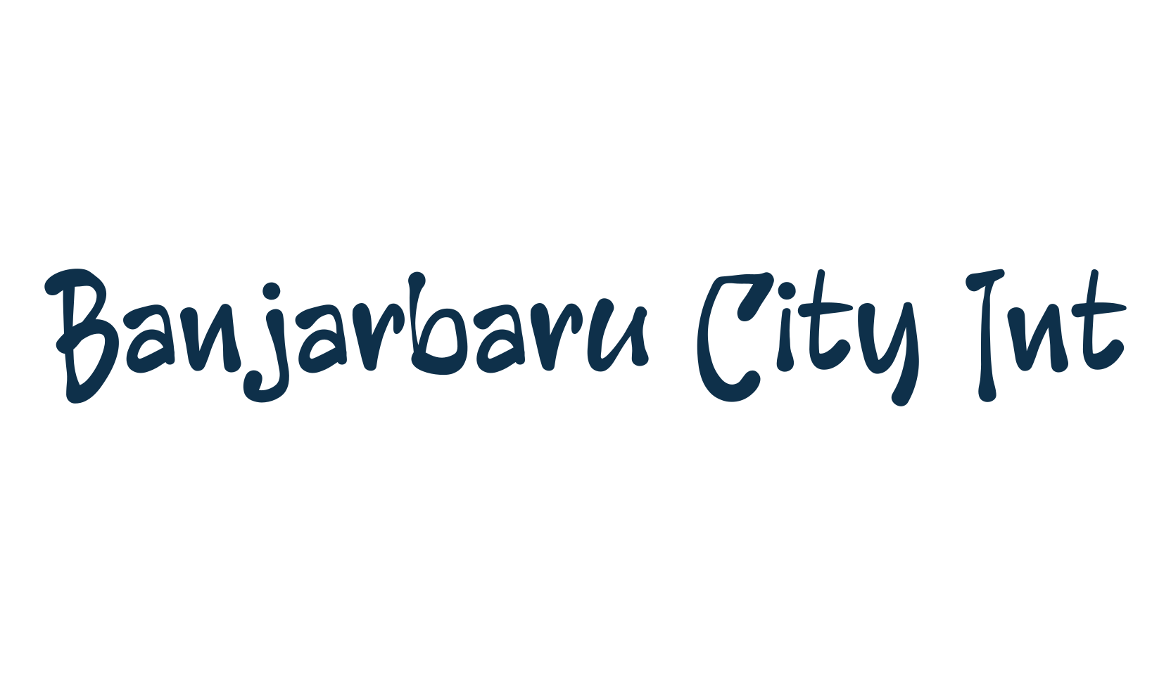 Banjarbaru City Int, display market font preview