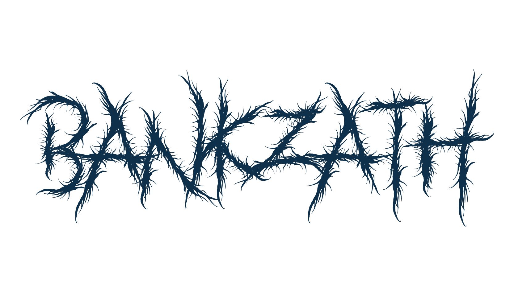 Bankzath, holiday halloween fancy decorative horror font preview