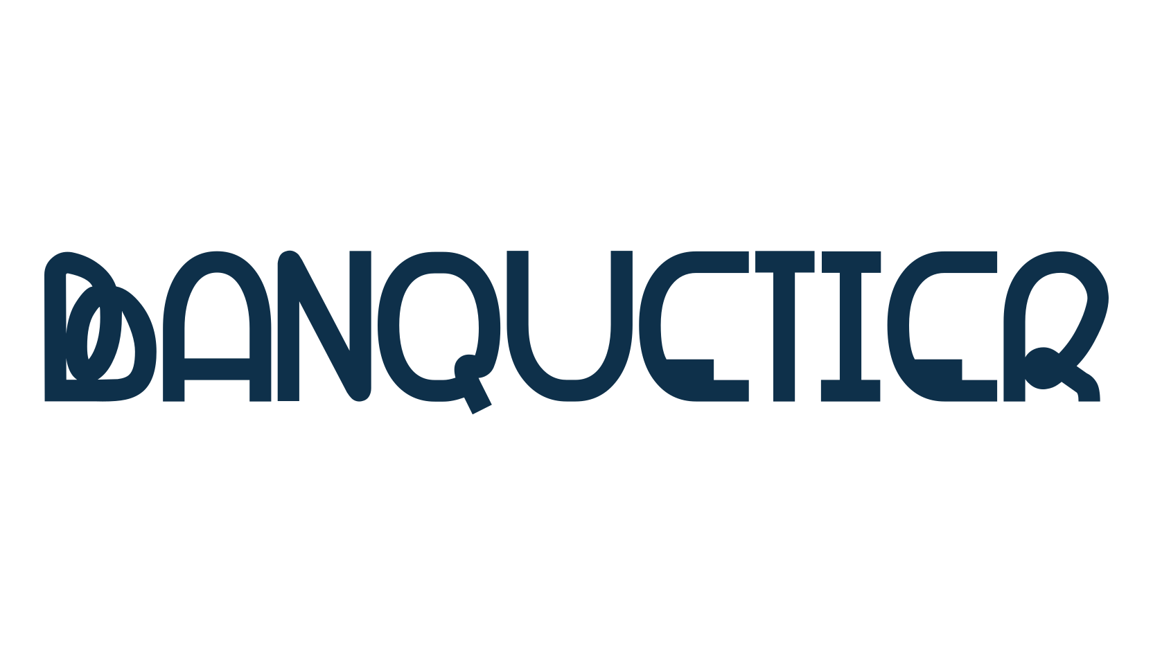 Banquetier, retro font preview