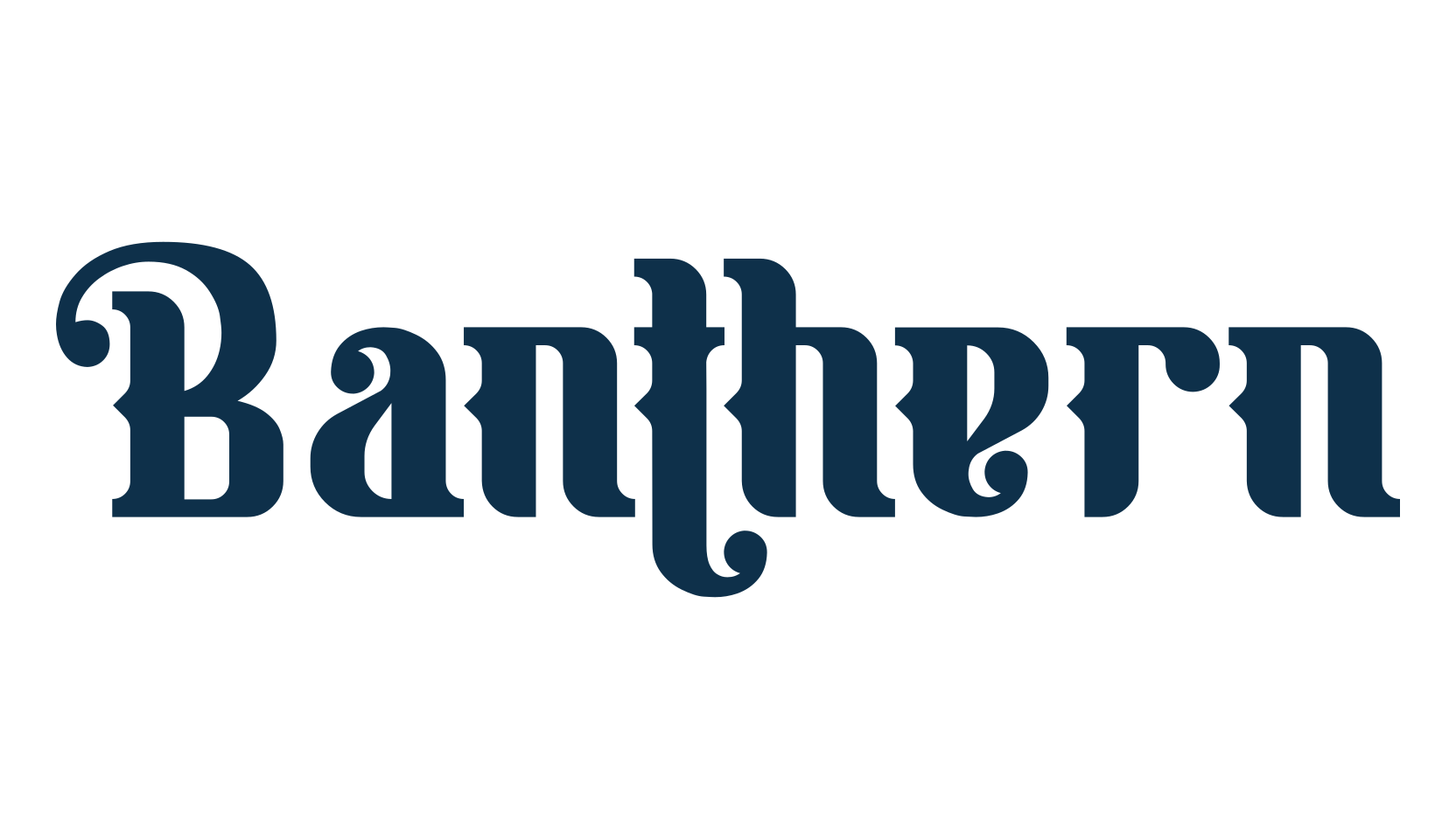 Banthern, fancy retro decorative font preview