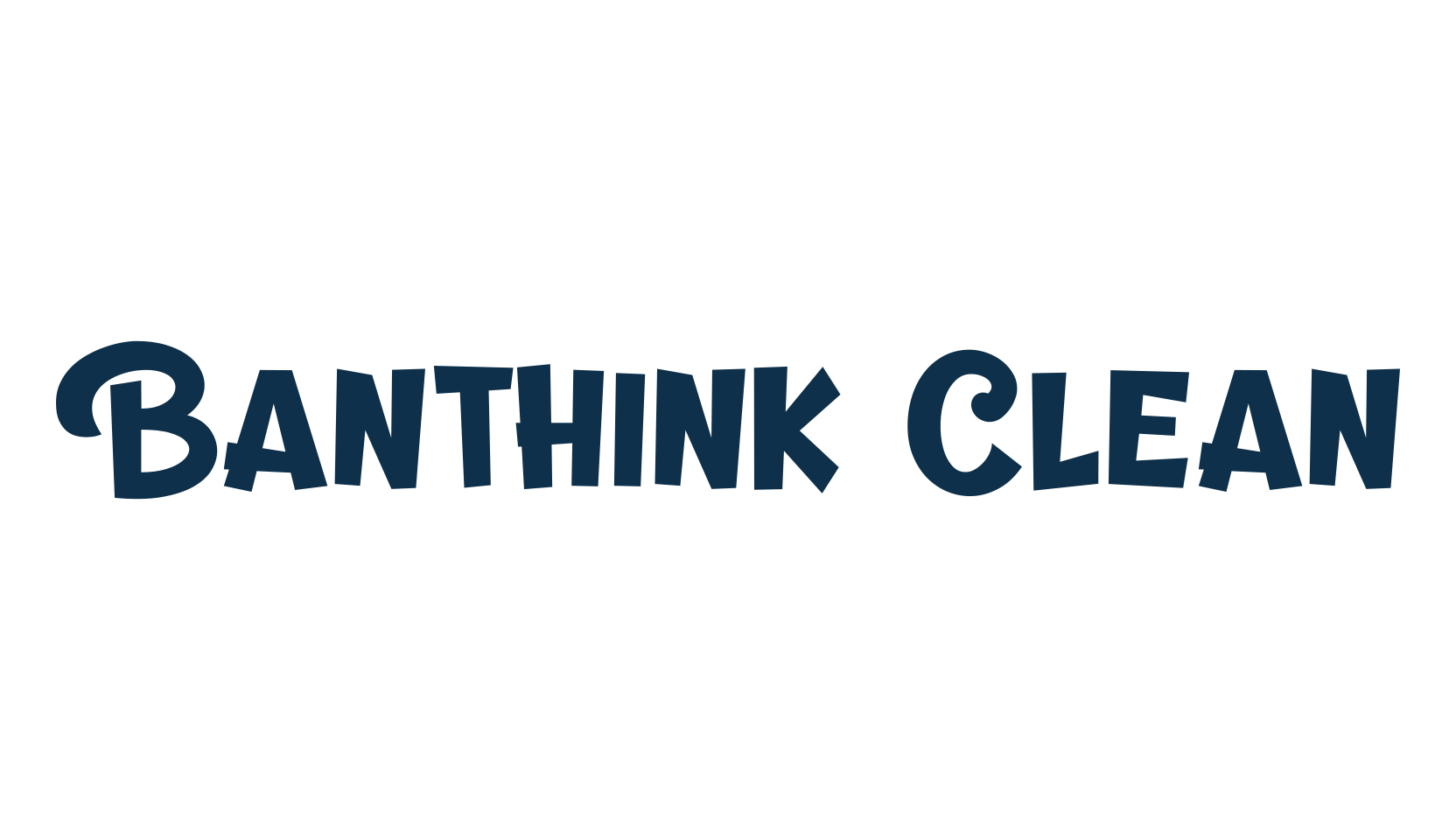 Banthink Clean, fancy various decorative font preview
