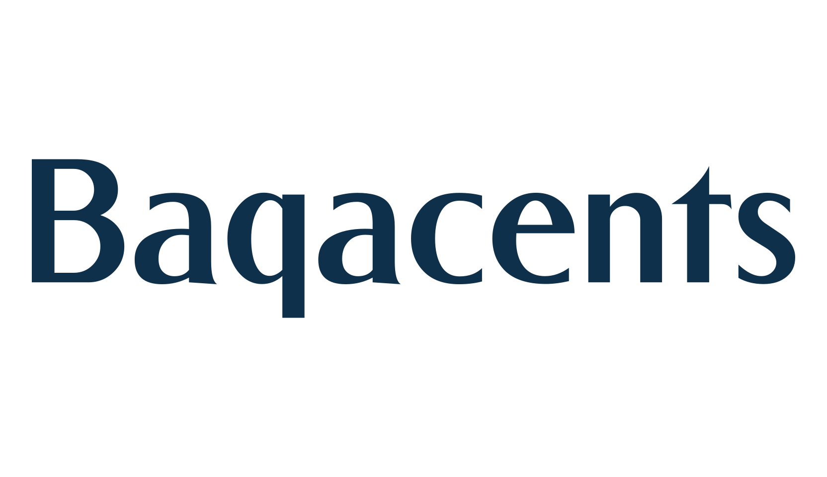 Baqacents, sans serif font preview