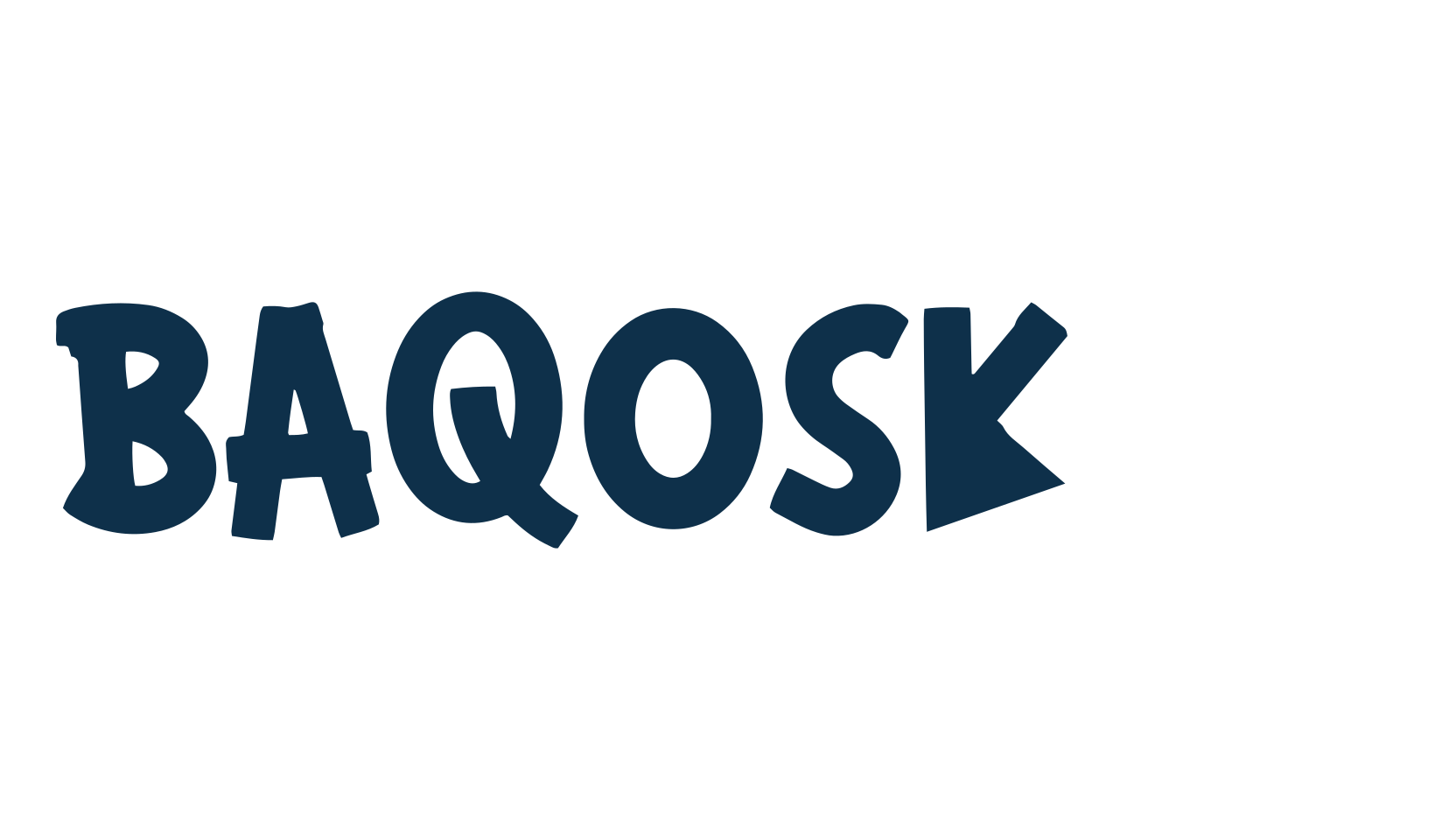 Baqoskha, fancy cartoon decorative font preview