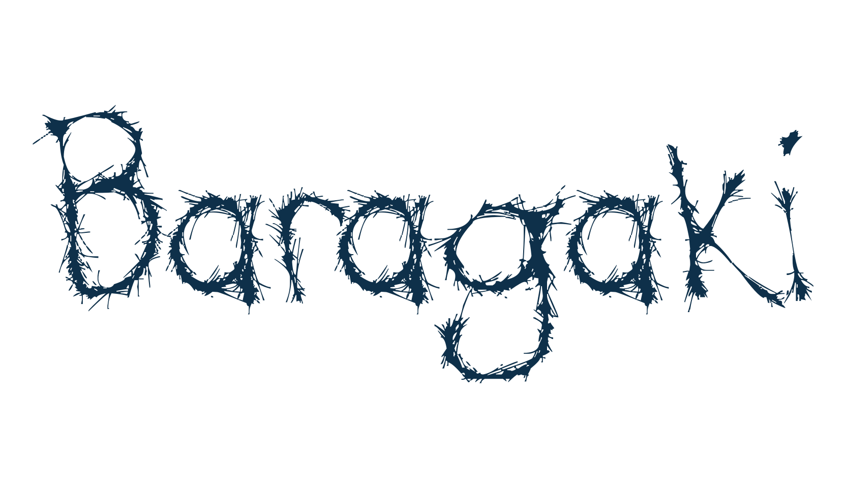 Baragaki, holiday halloween fancy decorative horror font preview