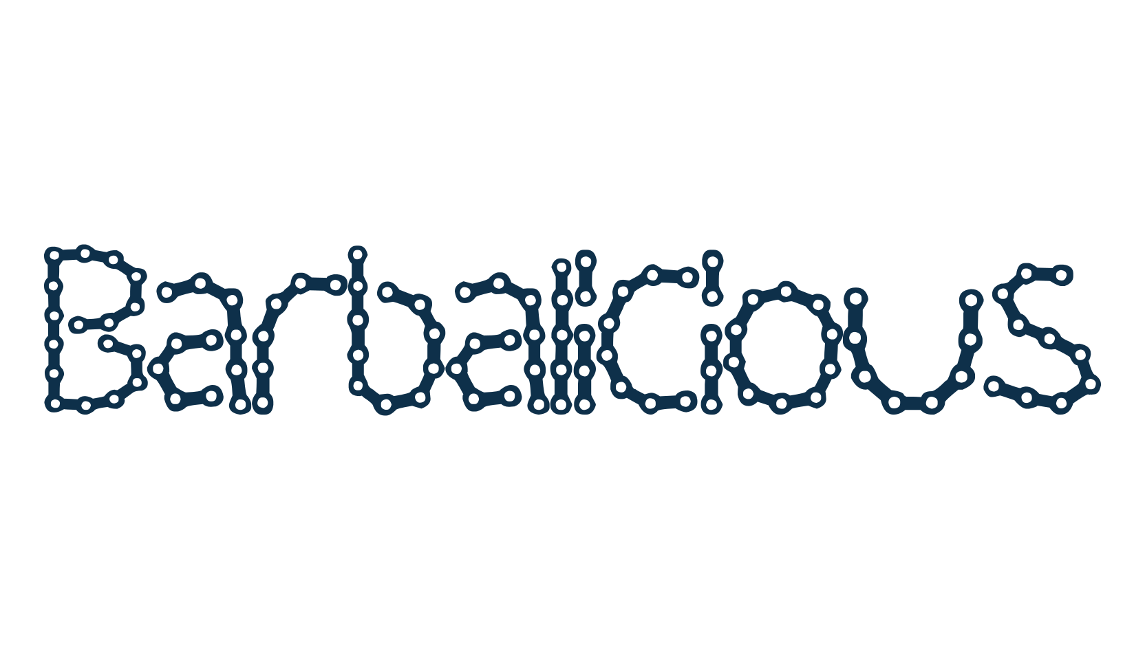 Barbalicious, fancy decorative font preview